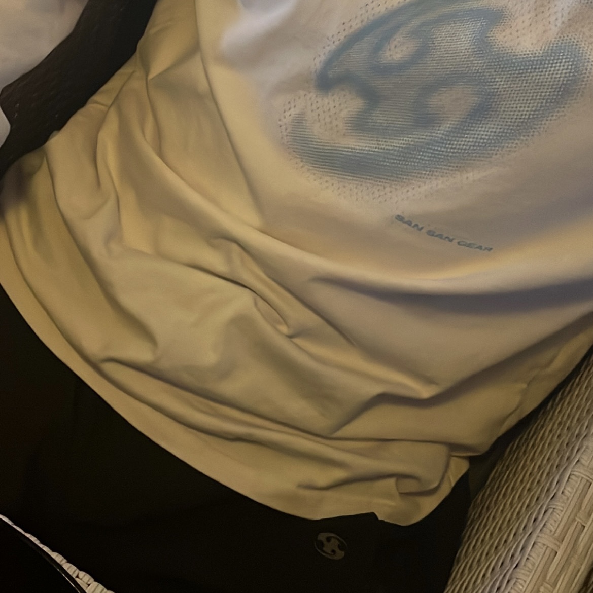 Sansan Gear Long Sleeve T-Shirt White - 22FW, Sansan Gear Side Snap Pants Black 착용 스타일