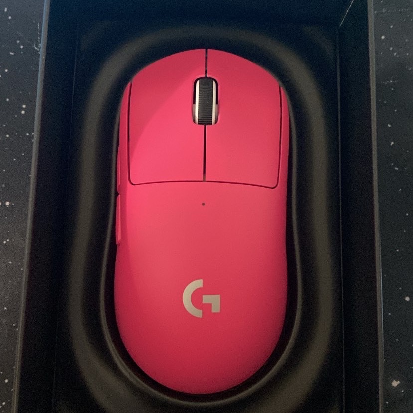 Logitech G Pro X Superlight Wireless Gaming Mouse Pink (Korean Ver.) 착용 스타일