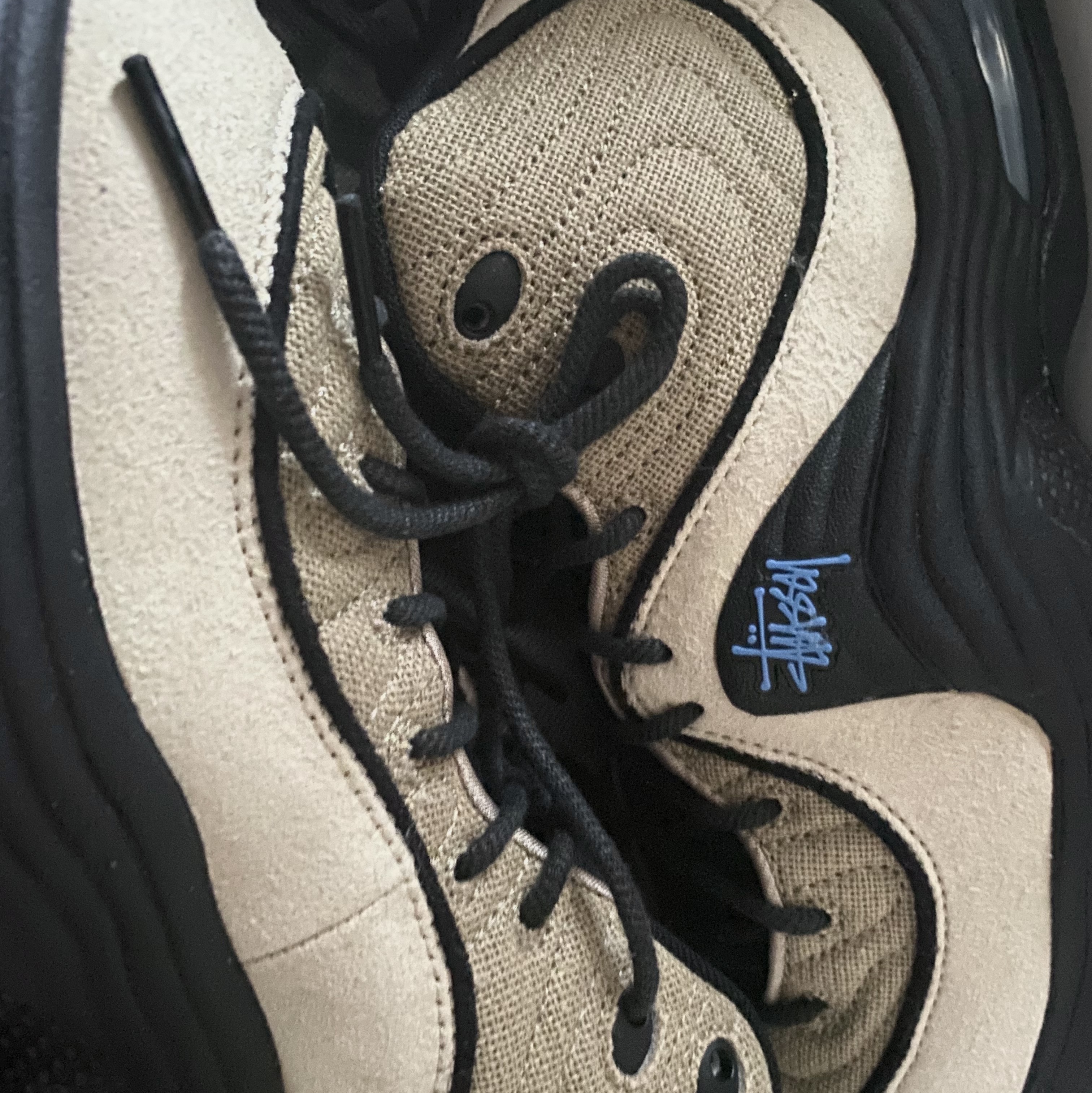 Nike x Stussy Air Penny II Rattan and Limestone 착용 스타일
