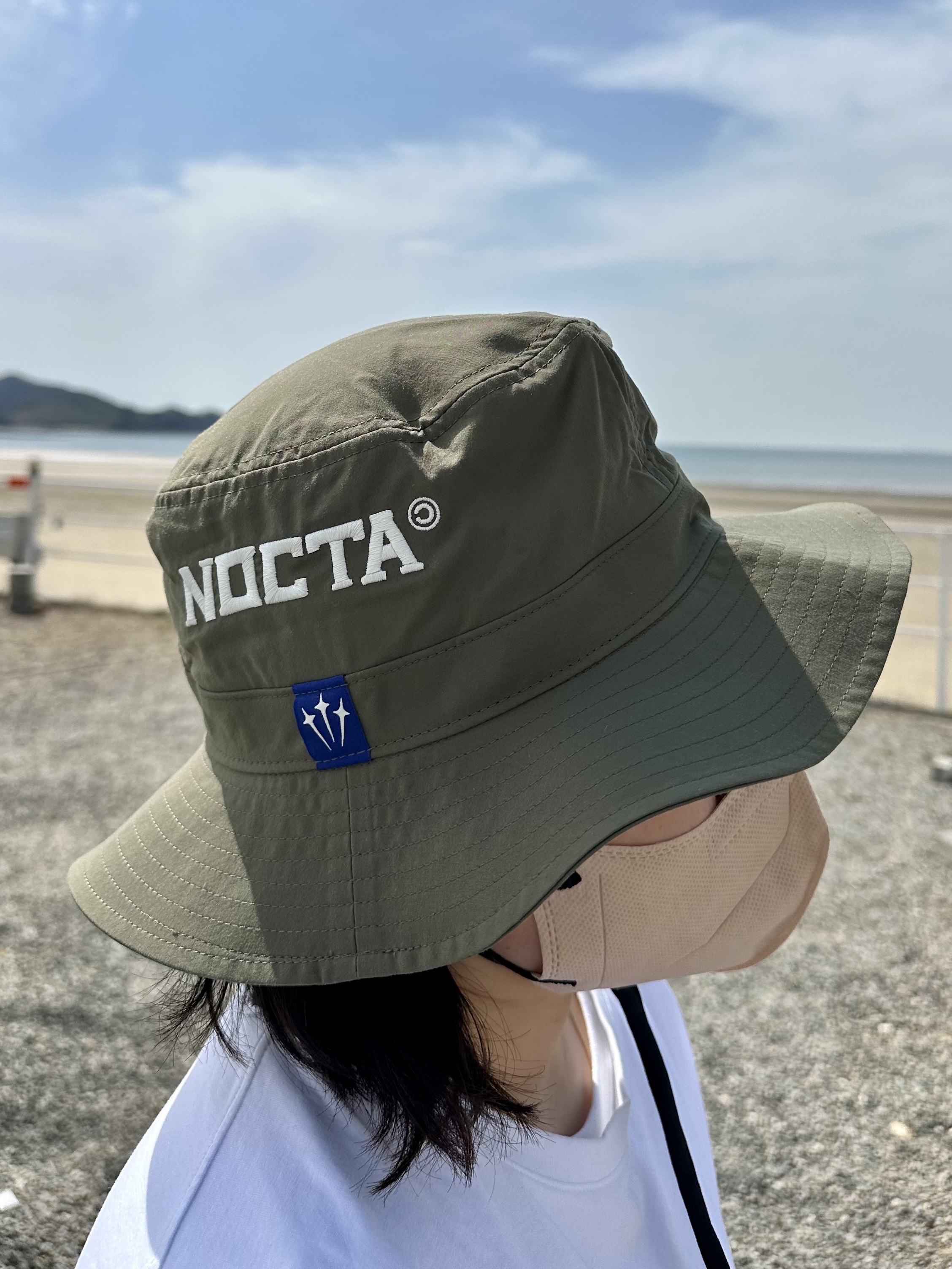 Nike x Drake Nocta Souvenir Cactus Bucket Hat Olive 착용 스타일