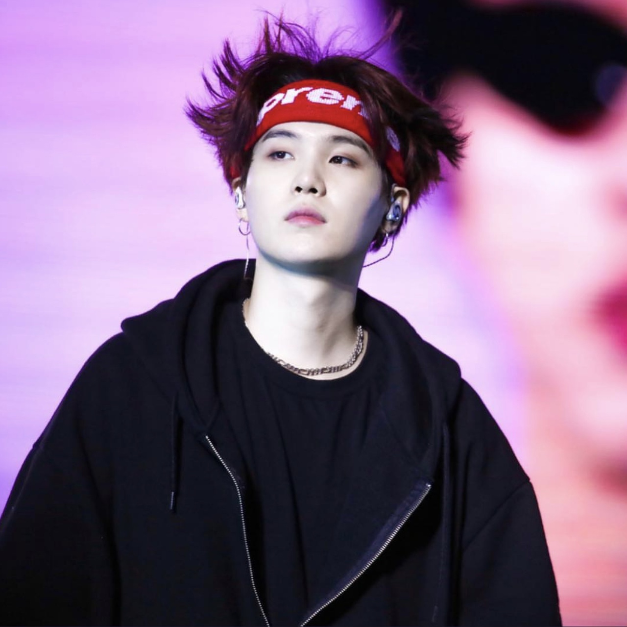 Supreme x Nike NBA Headband Red - 19SS 착용 스타일 - 3