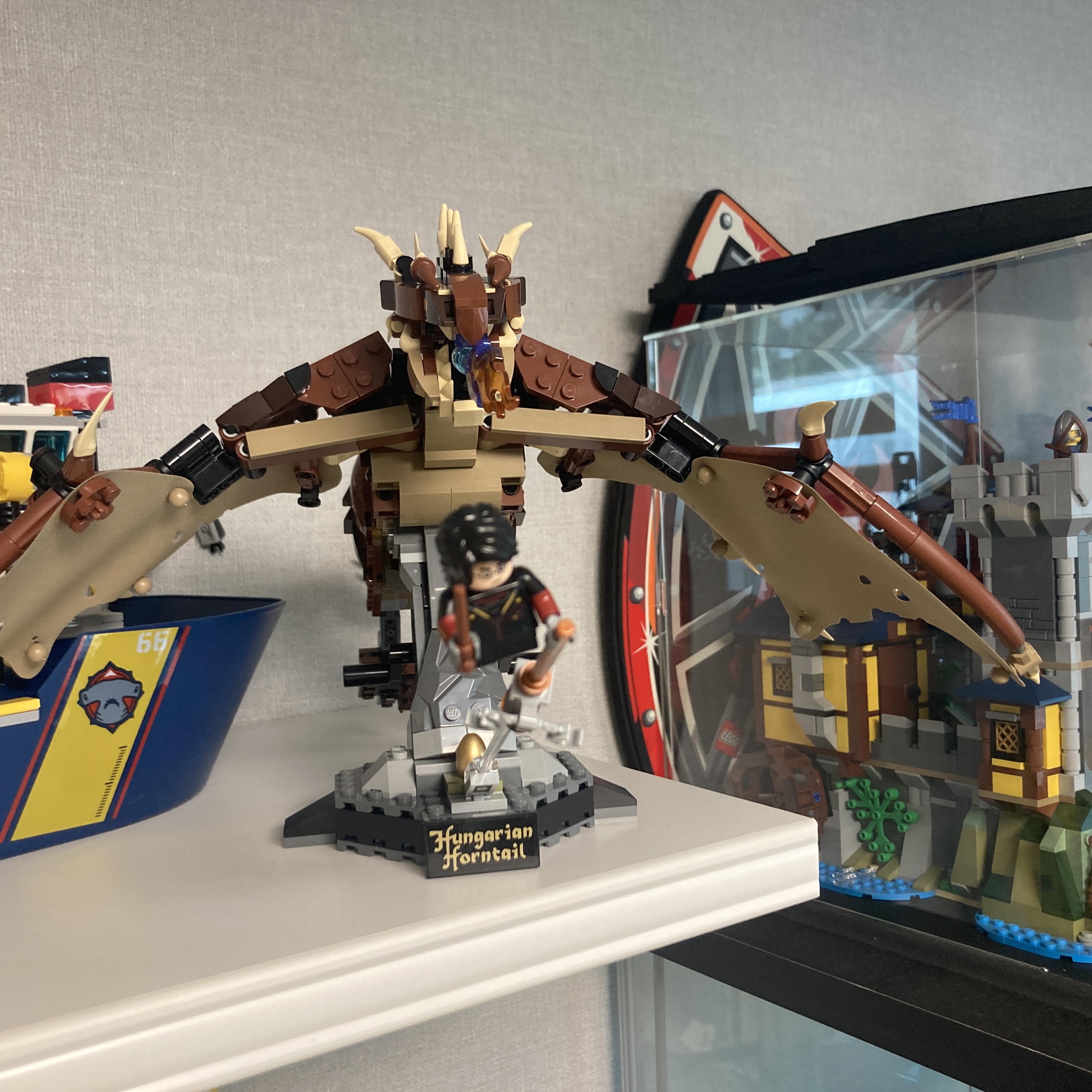 Lego Harry Potter Hungarian Horntail Dragon 착용 스타일 - 2