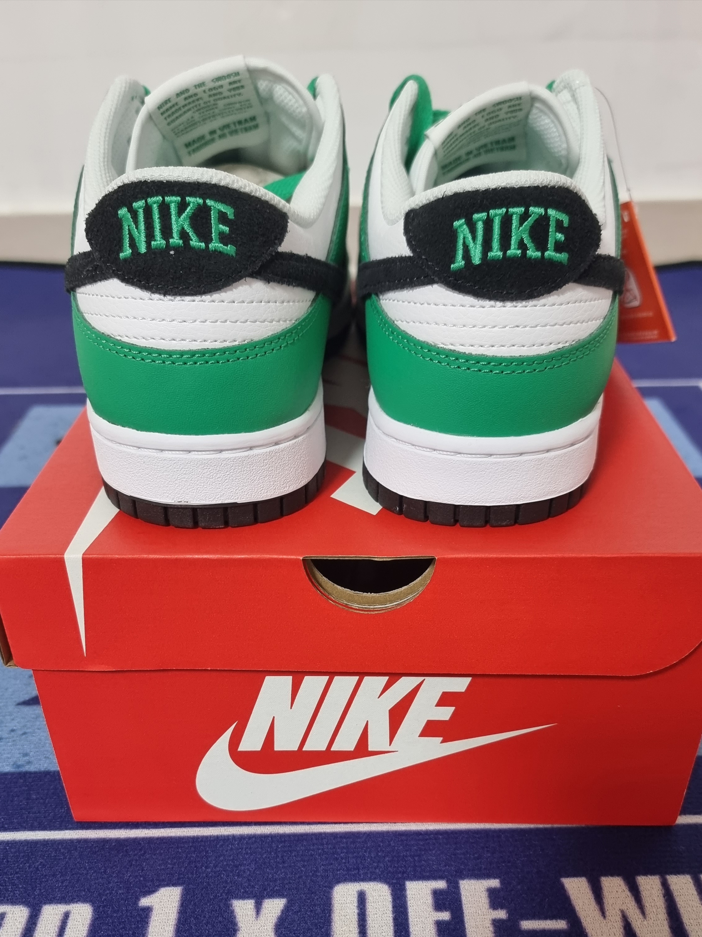 Nike Dunk Low White Green 착용 스타일 - 4