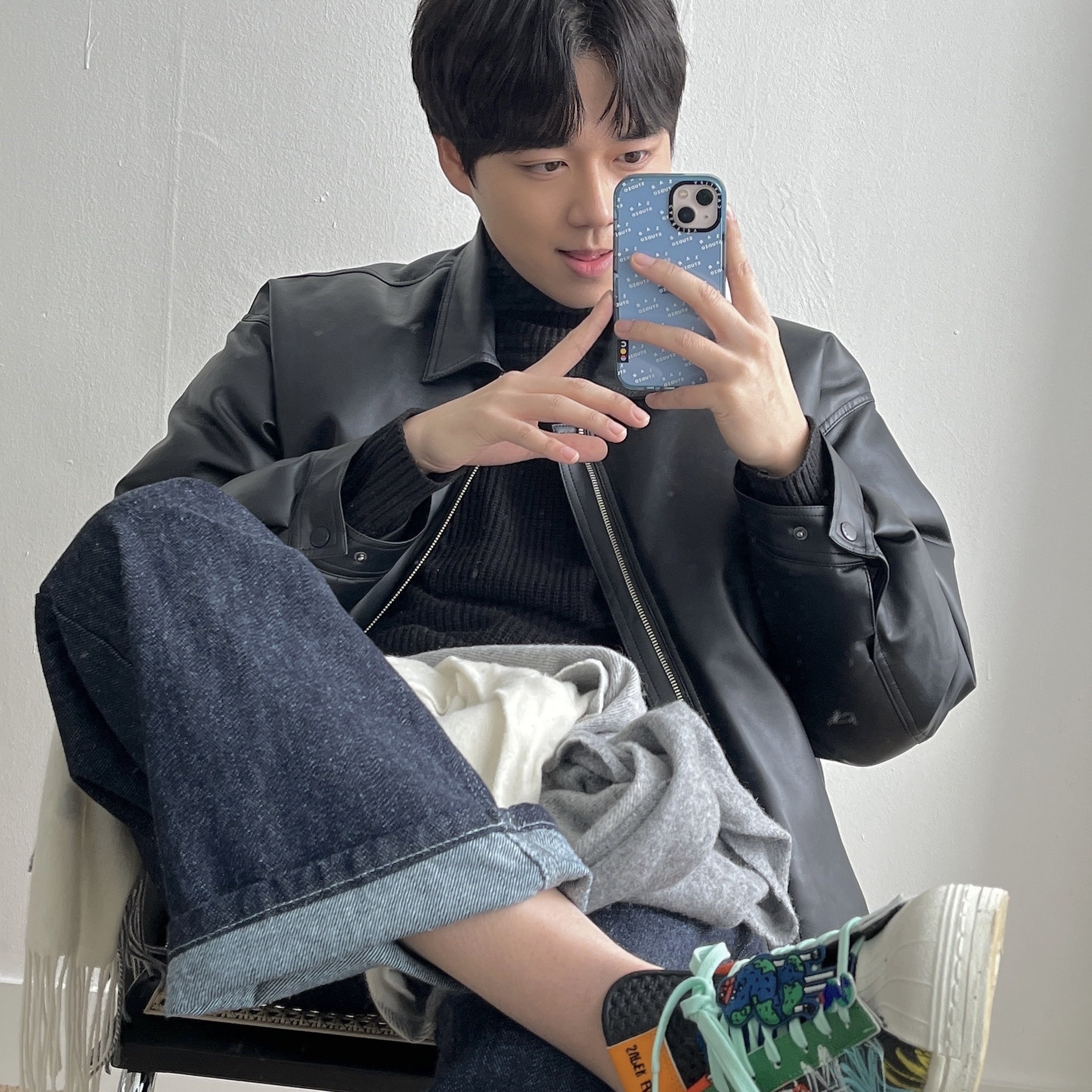 Adidas x Sean Wotherspoon Superstar Superearth Black 착용 스타일