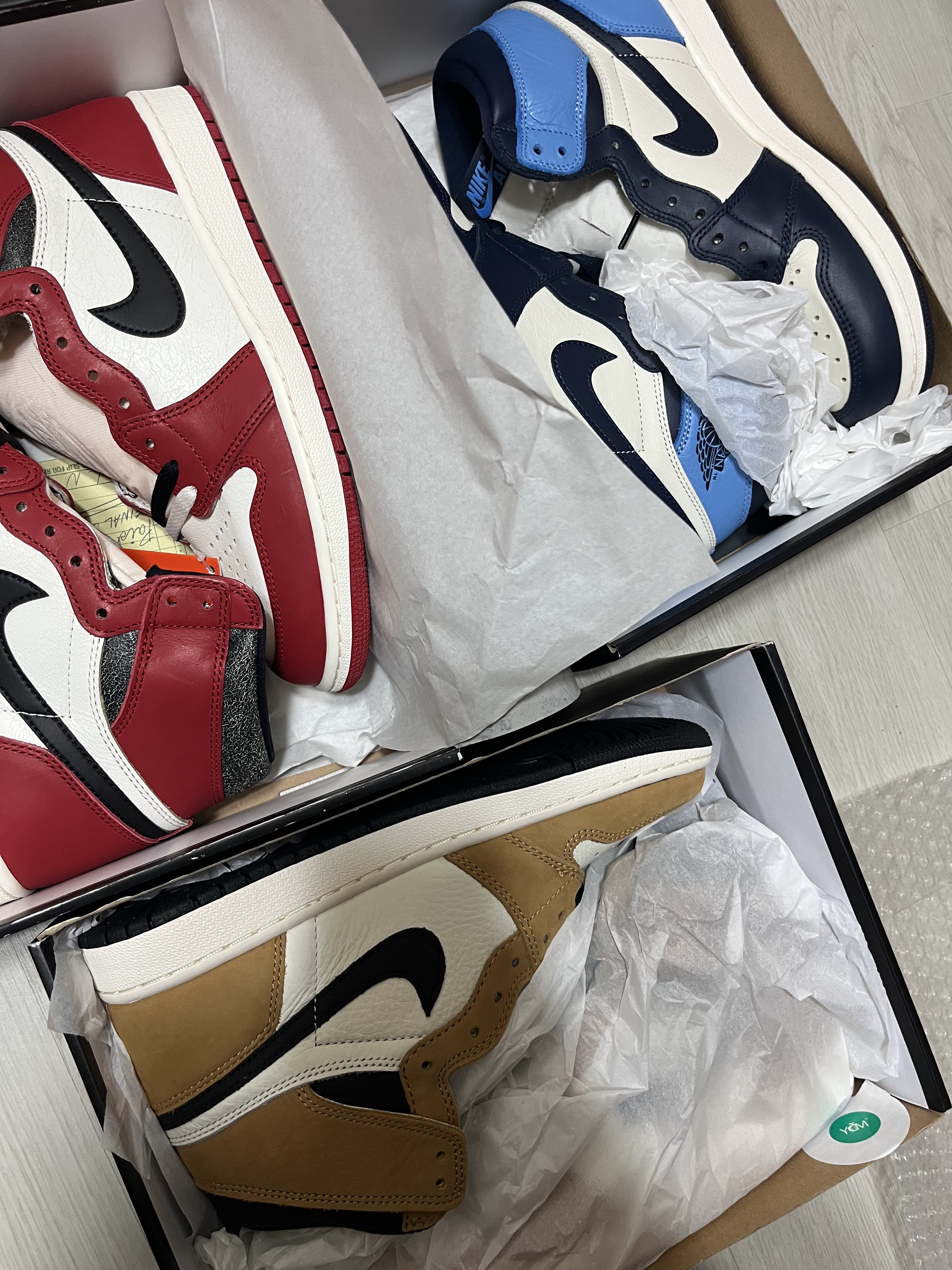 Jordan 1 Retro High Obsidian UNC, Jordan 1 Retro High Rookie of the Year 착용 스타일