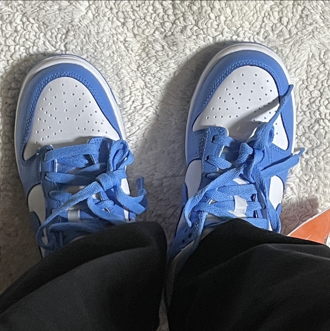 Nike Dunk Low Retro University Blue 착용 스타일