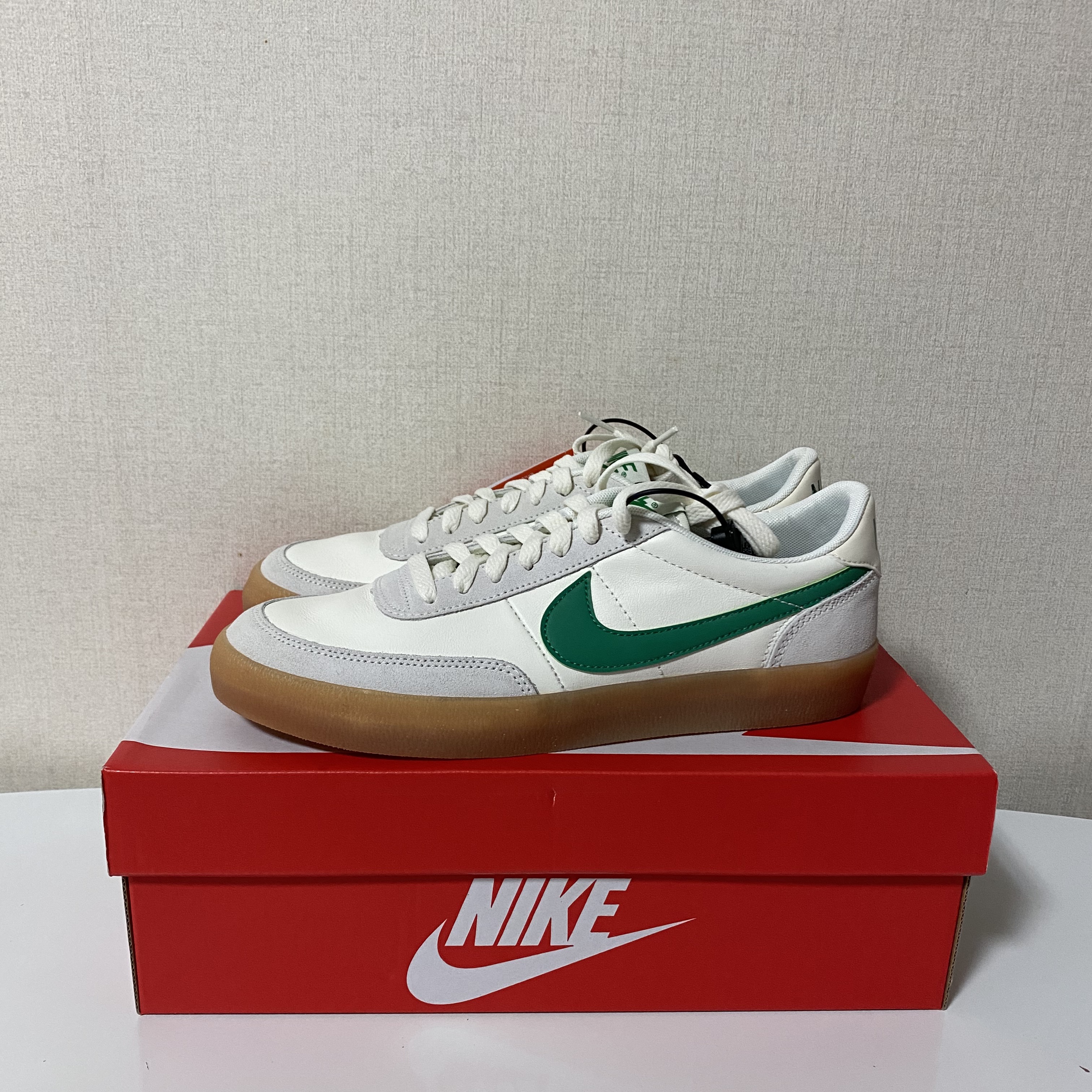 Nike x J.Crew Killshot 2 Lucid Green 착용 스타일