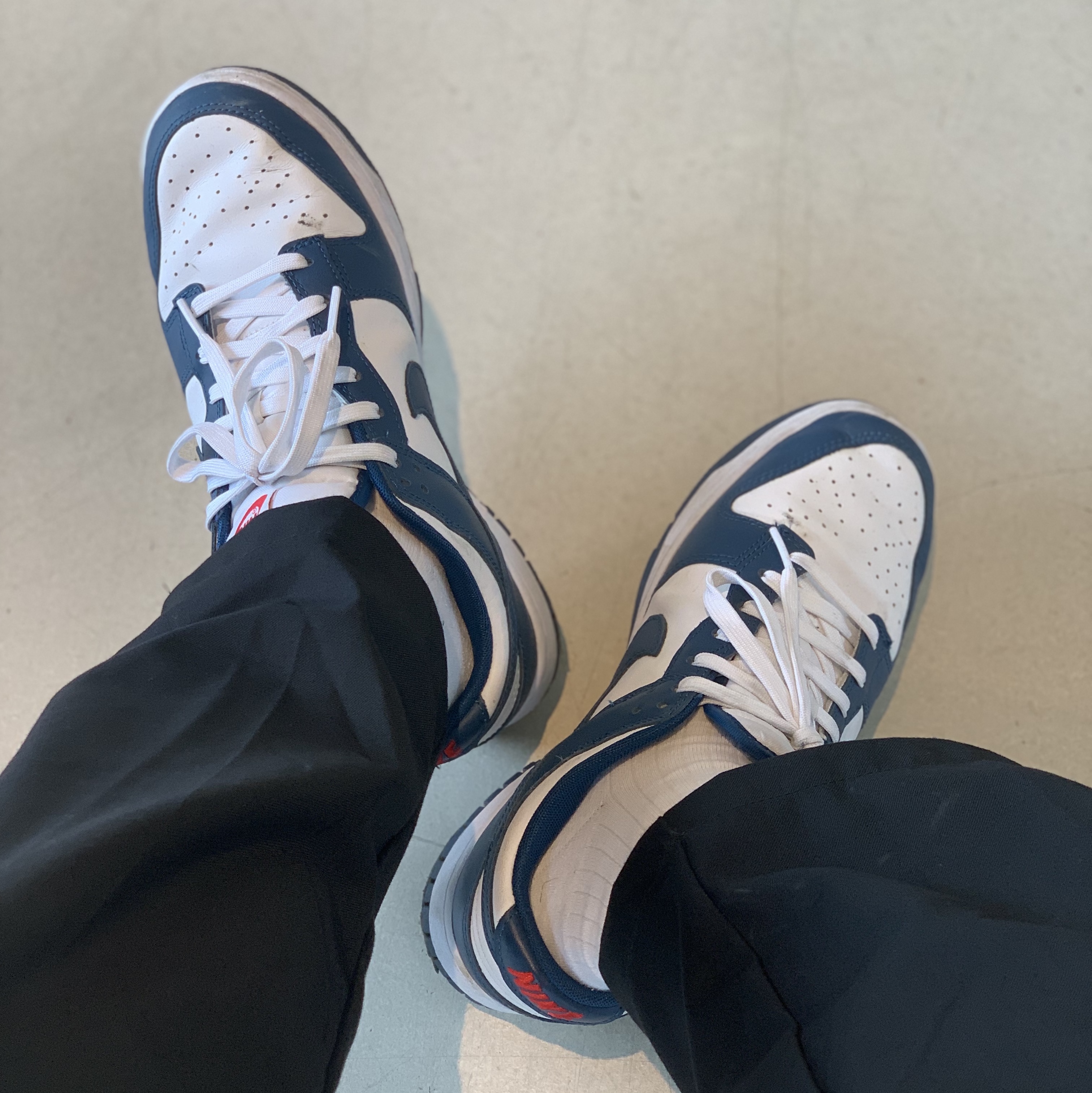 Nike Dunk Low Retro Valerian Blue 착용 스타일