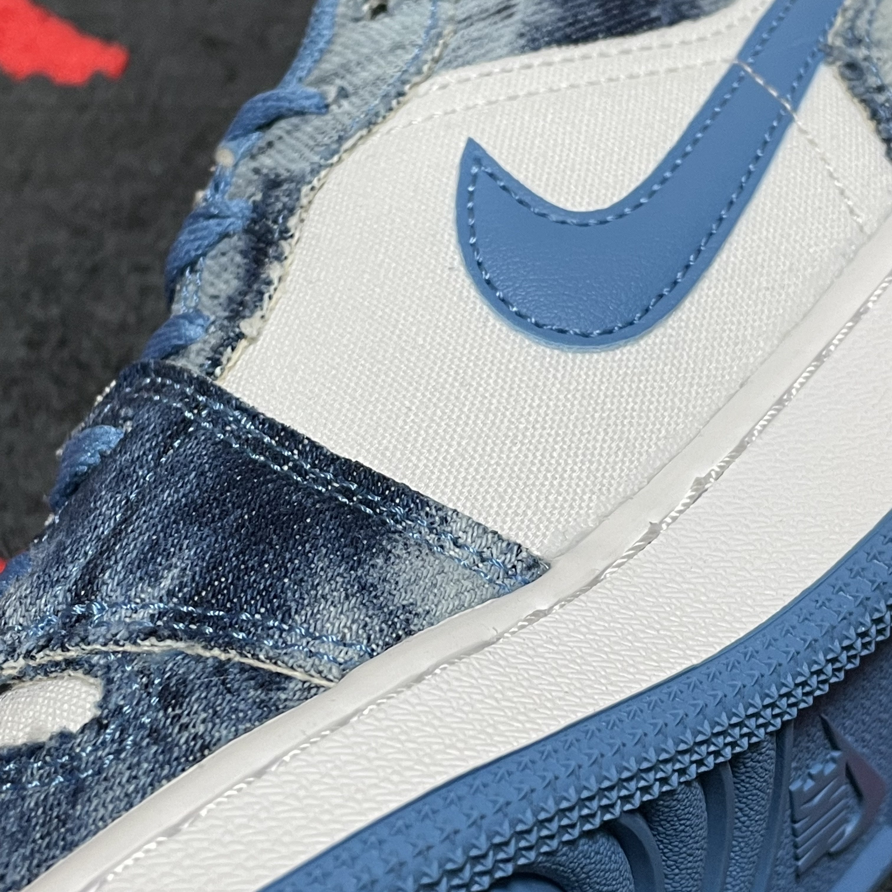 (GS) Jordan 1 Low Washed Denim 착용 스타일 - 4