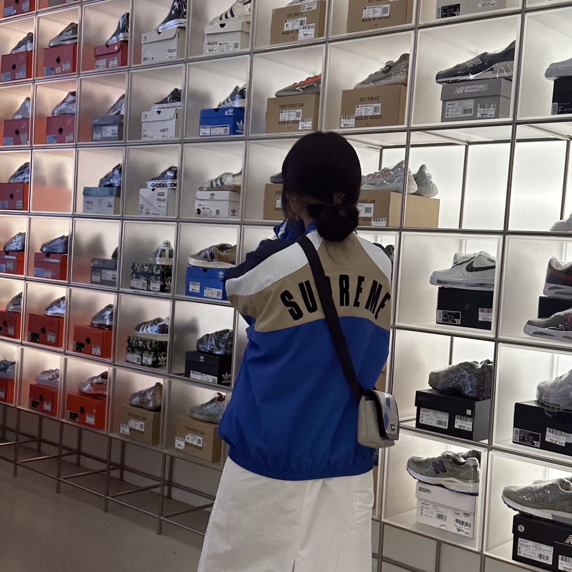 Supreme x Umbro Track Jacket Blue - 23SS 착용 스타일 - 1