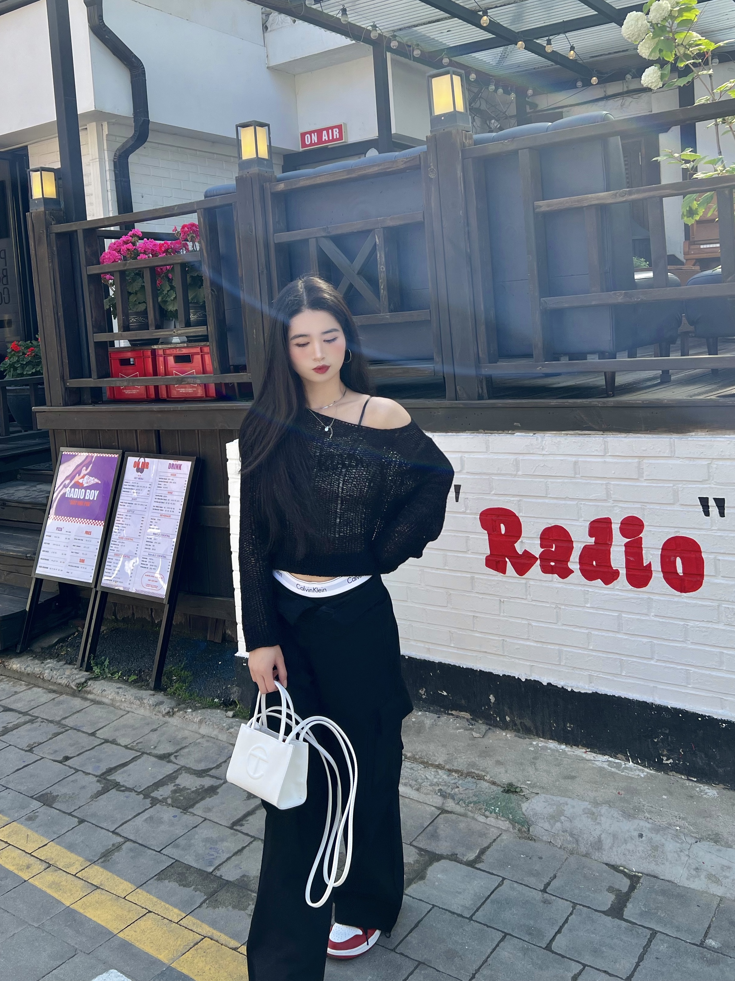 조던 1 로우 골프 시카고 착용 스타일 - 2