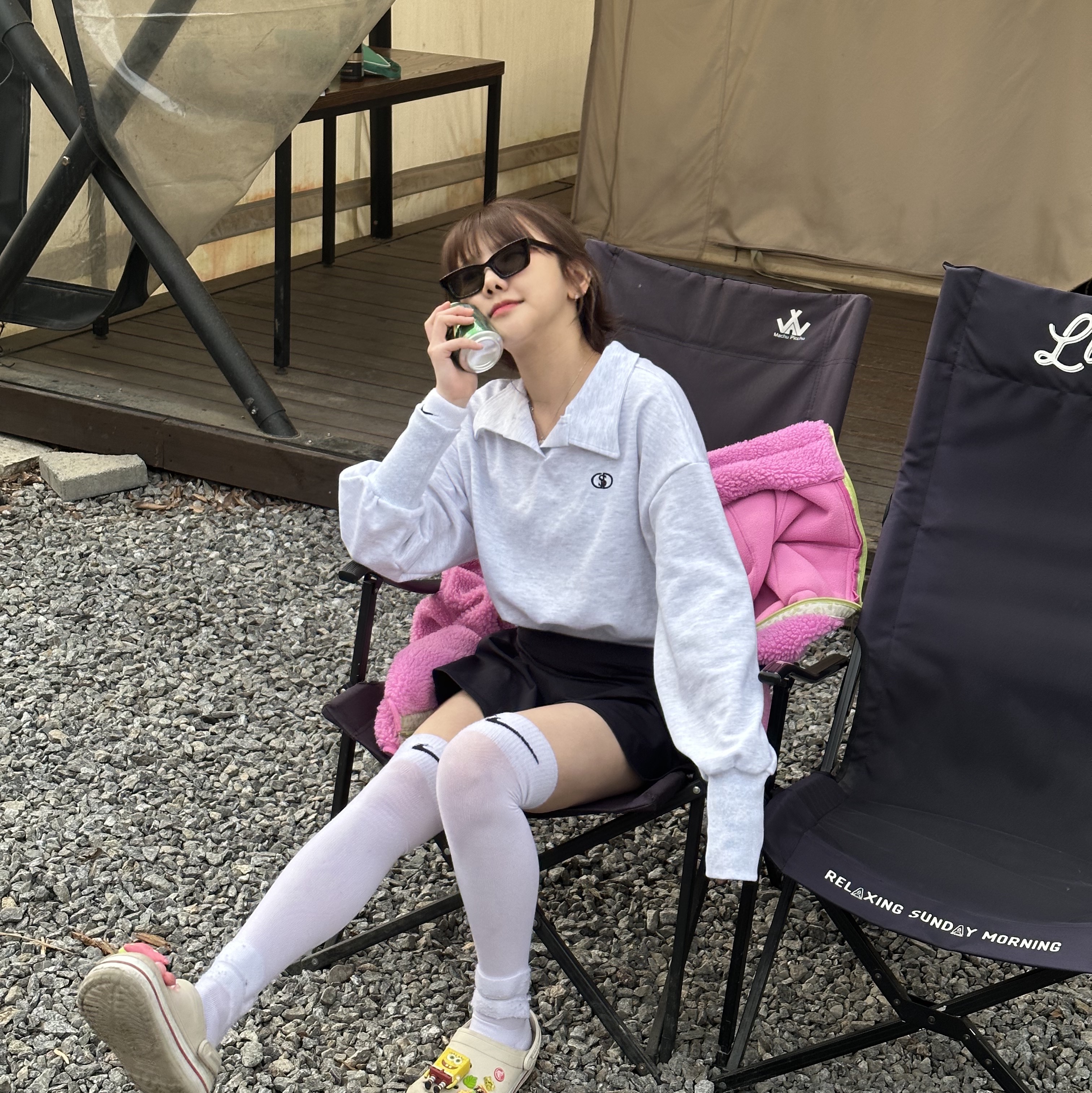 Crocs Crocband Clog Stucco Melon, (W) Nike Dri-Fit Victory Tennis Skirt Black - Asia 착용 스타일 - 3