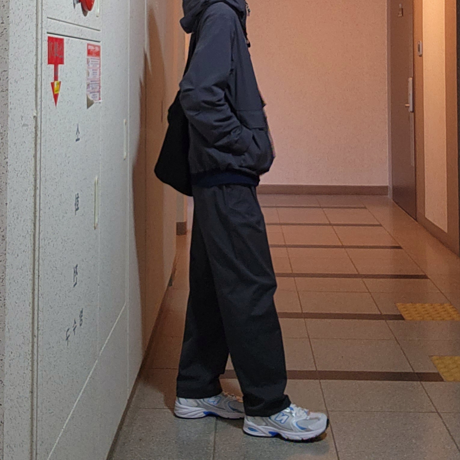 New Balance 530 Sky Blue 착용 스타일