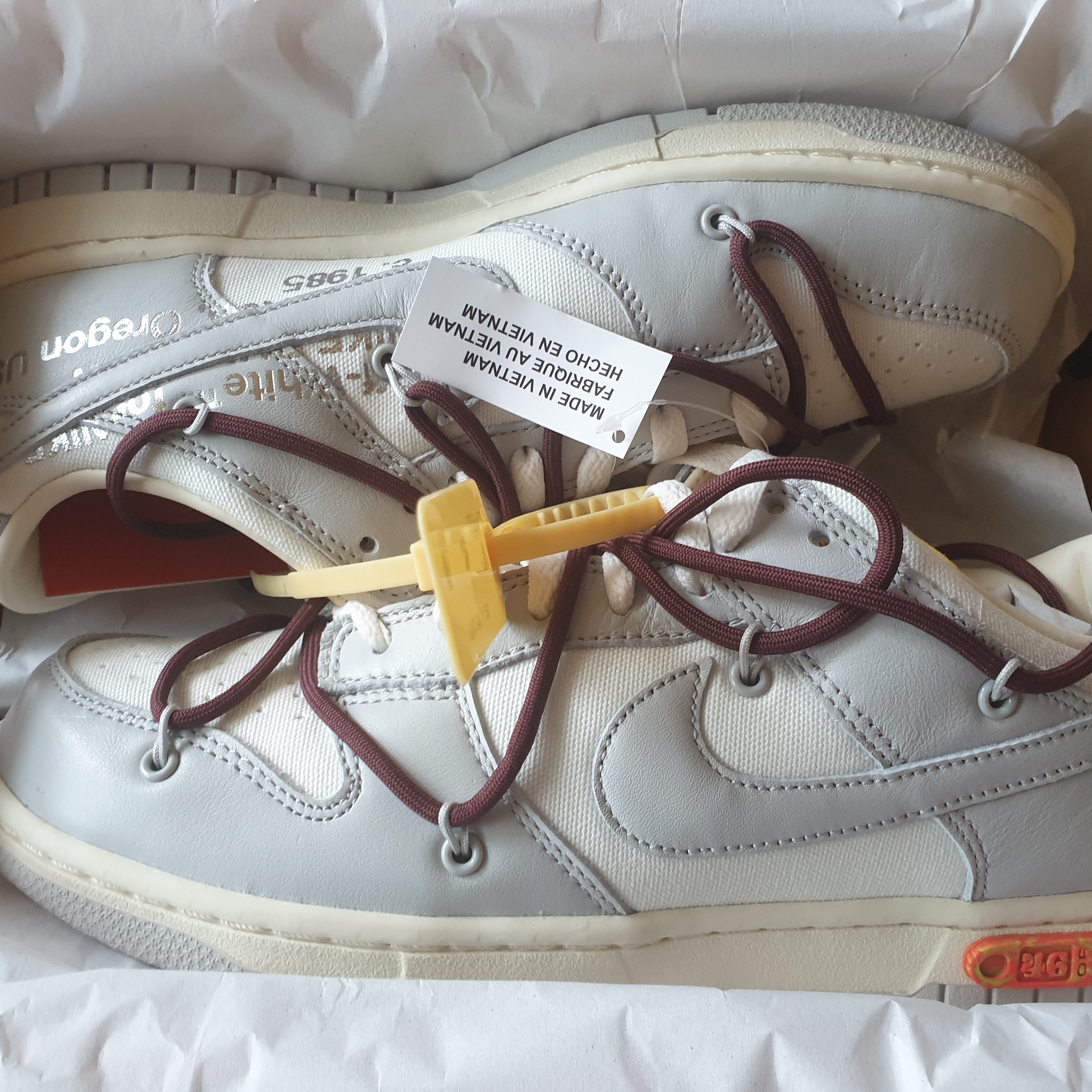 Nike x Off-White Dunk Low The 50 - Lot 46 착용 스타일