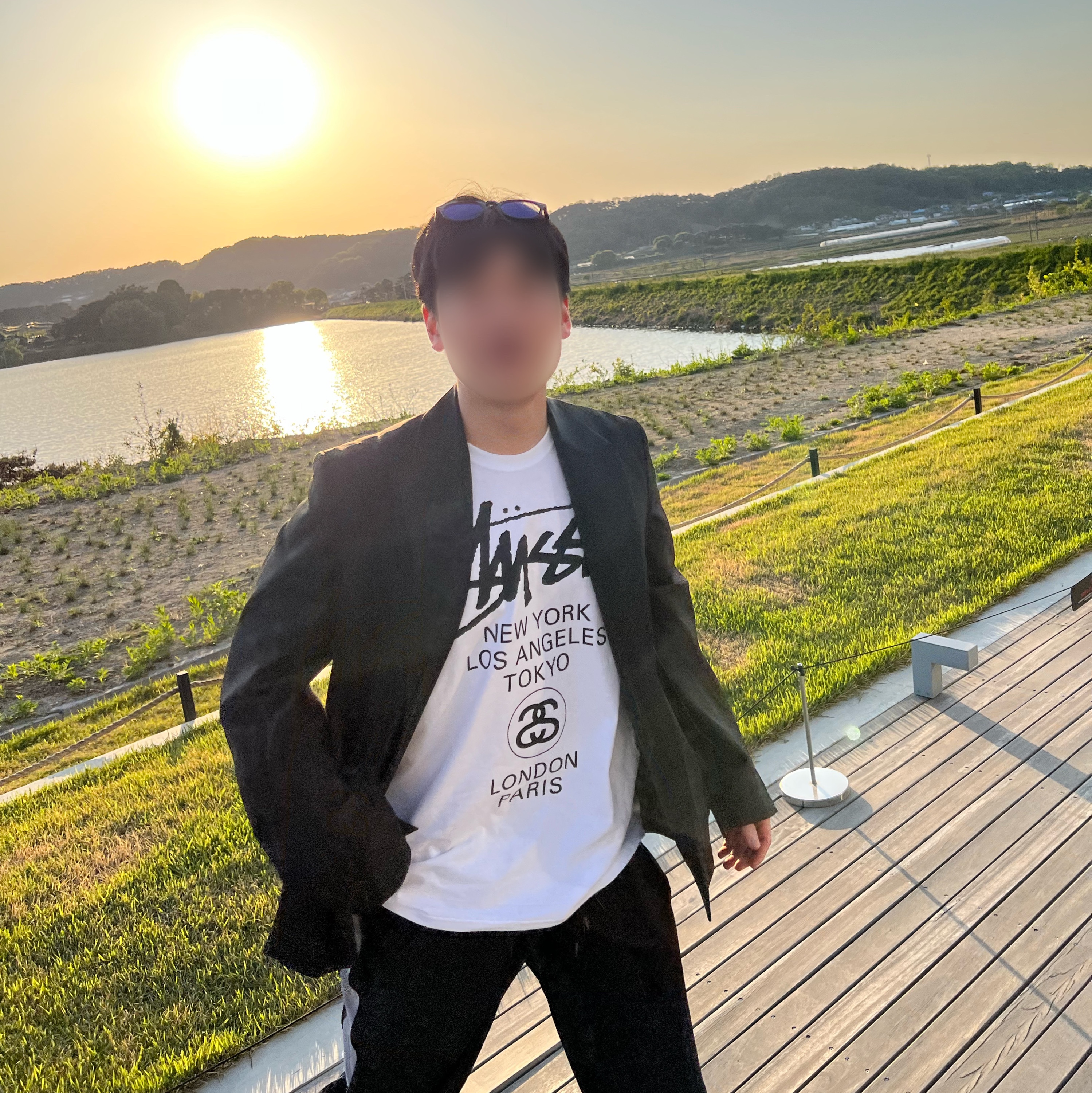 Zara x Ader Error Oversize Blazer Black, Jordan 1 x Travis Scott Retro Low OG SP Black Phantom 착용 스타일