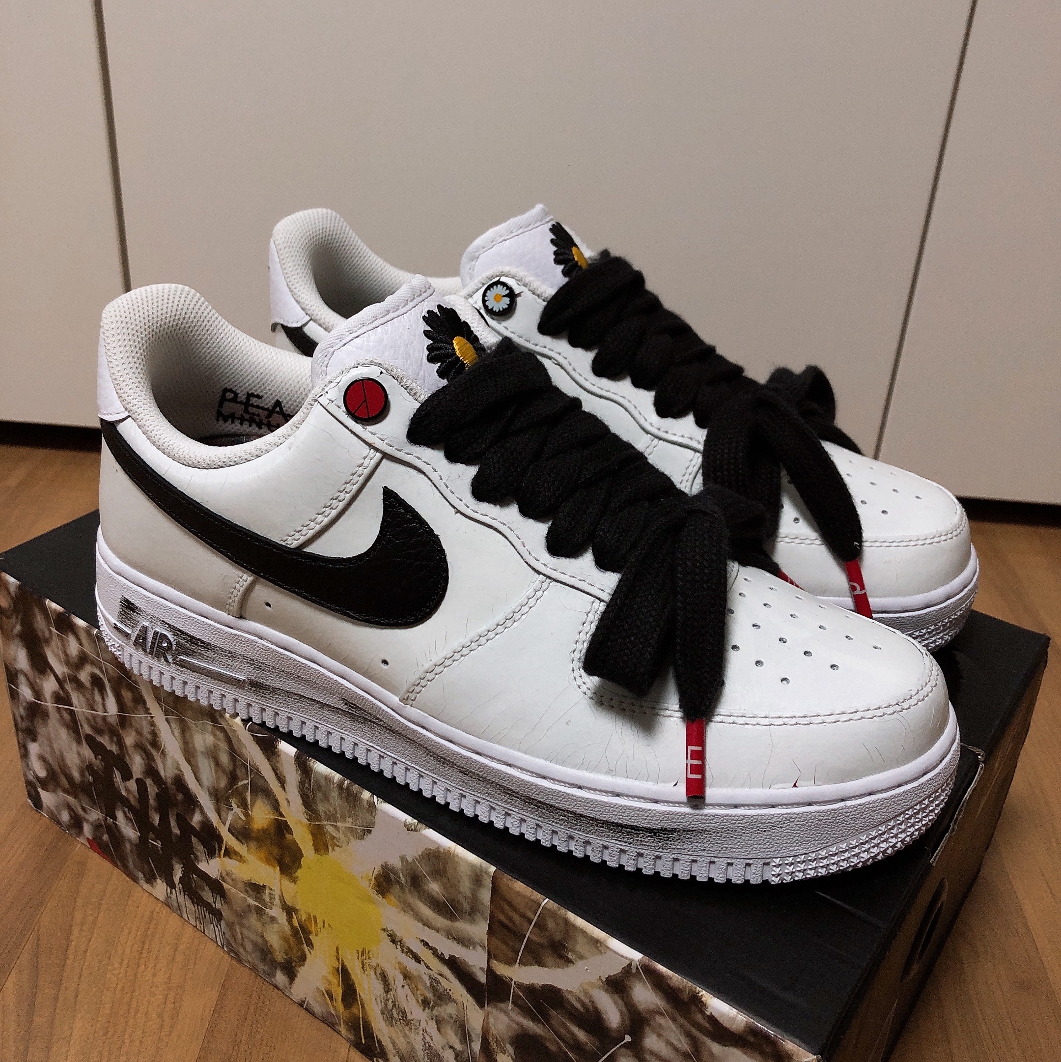 Nike x Peaceminusone Air Force 1 Low Para-Noise 2.0 착용 스타일