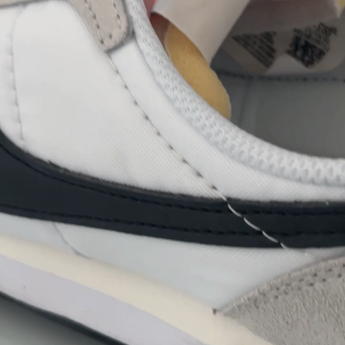 Nike Waffle Trainer 2 Black Sail 착용 스타일 - 2