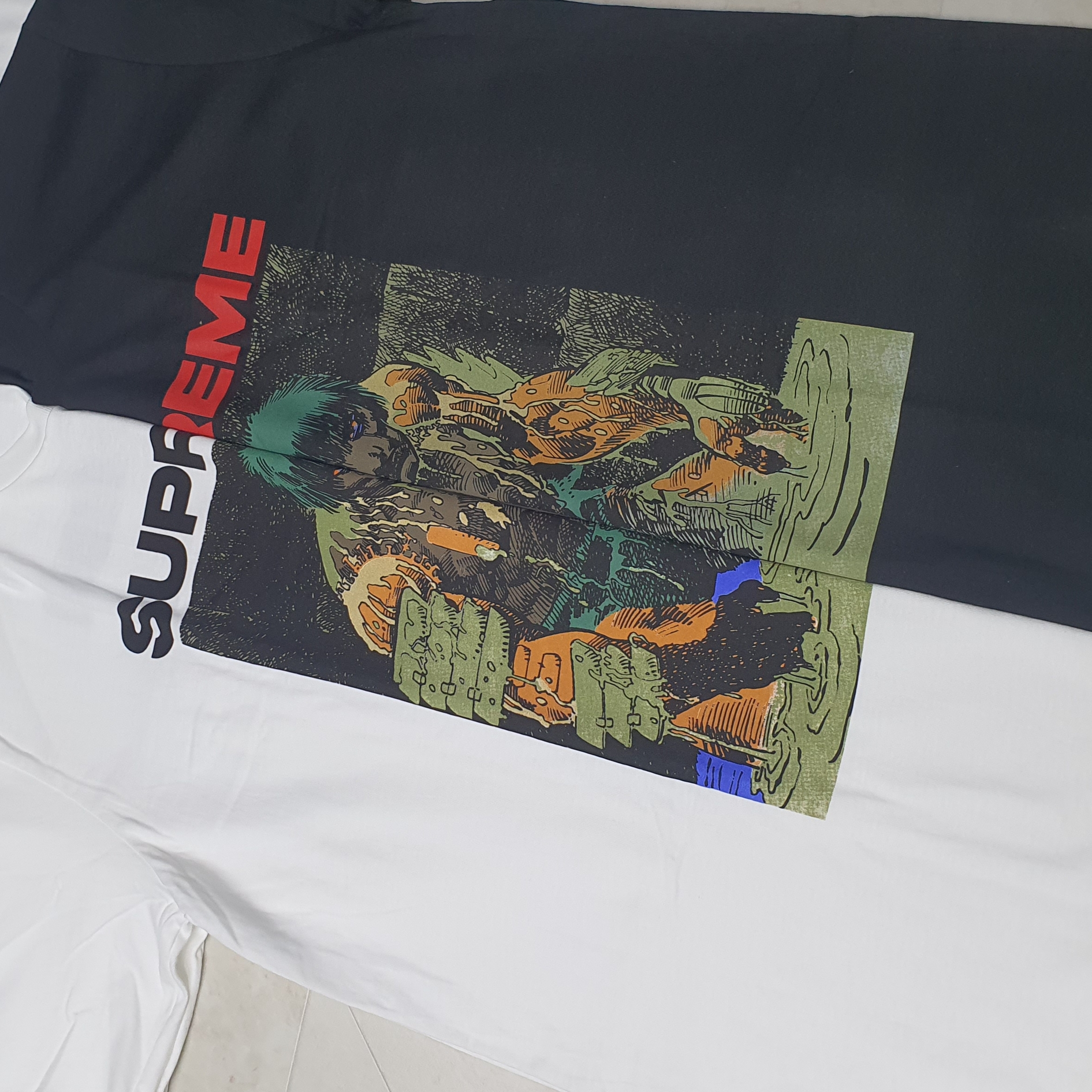 Supreme Ronin T-Shirt Black - 23SS 착용 스타일 - 2