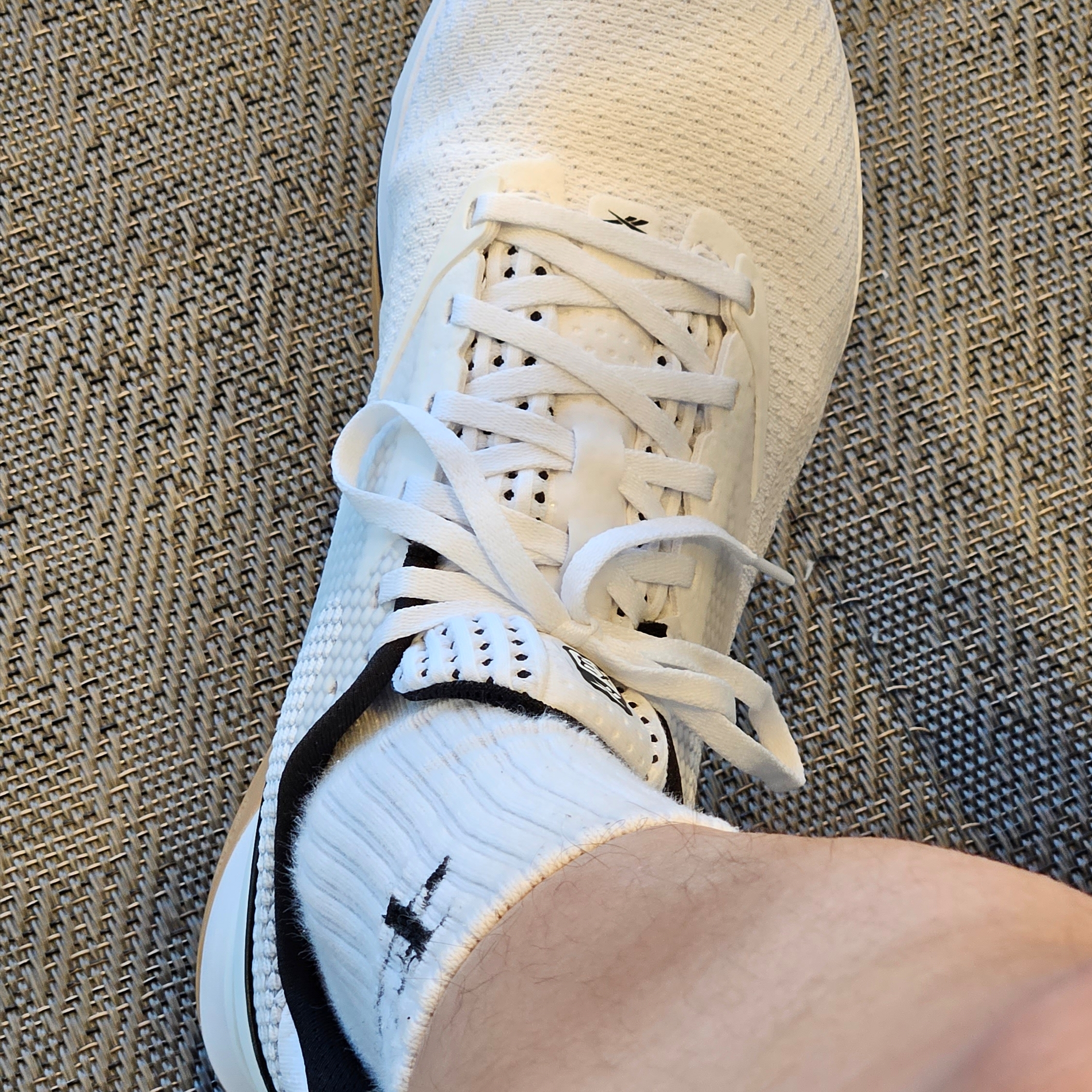 Reebok Nano X3 White 착용 스타일