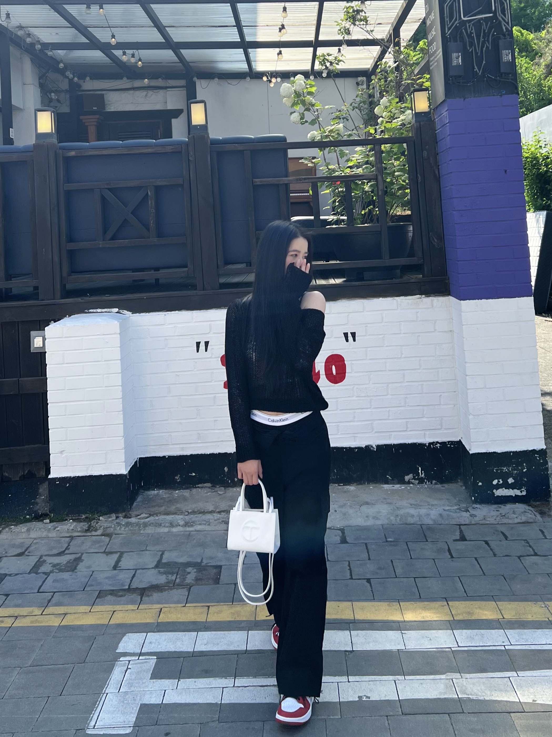 조던 1 로우 골프 시카고 착용 스타일 - 3