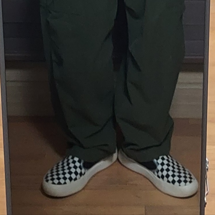 Vans Checkerboard Comfycush One Black 착용 스타일