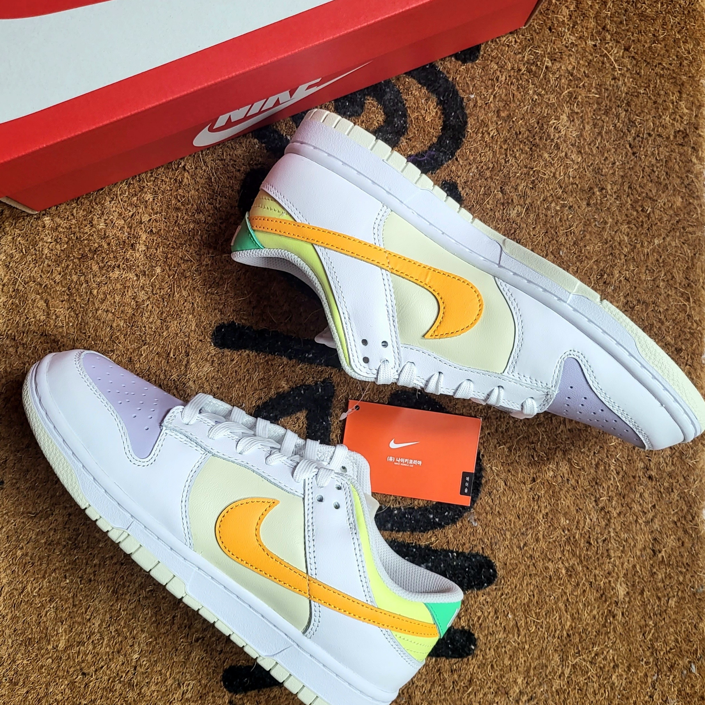 (W) Nike Dunk Low Spring Mix 착용 스타일