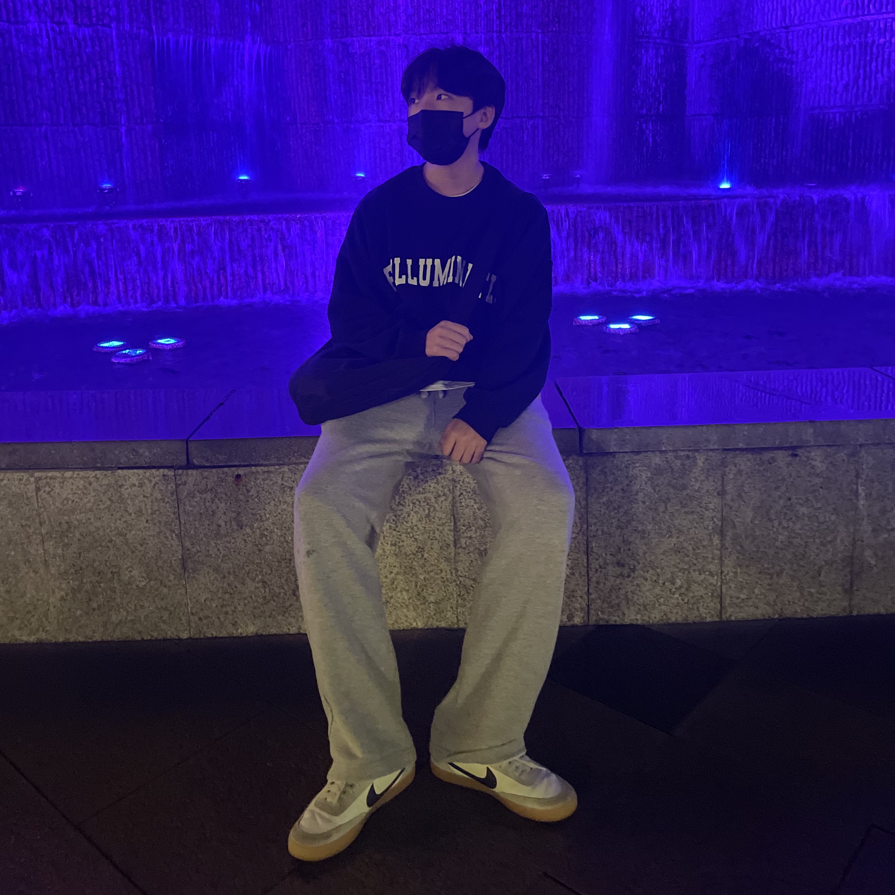 Nike x J.Crew Killshot 2 Sail Midnight Navy 착용 스타일