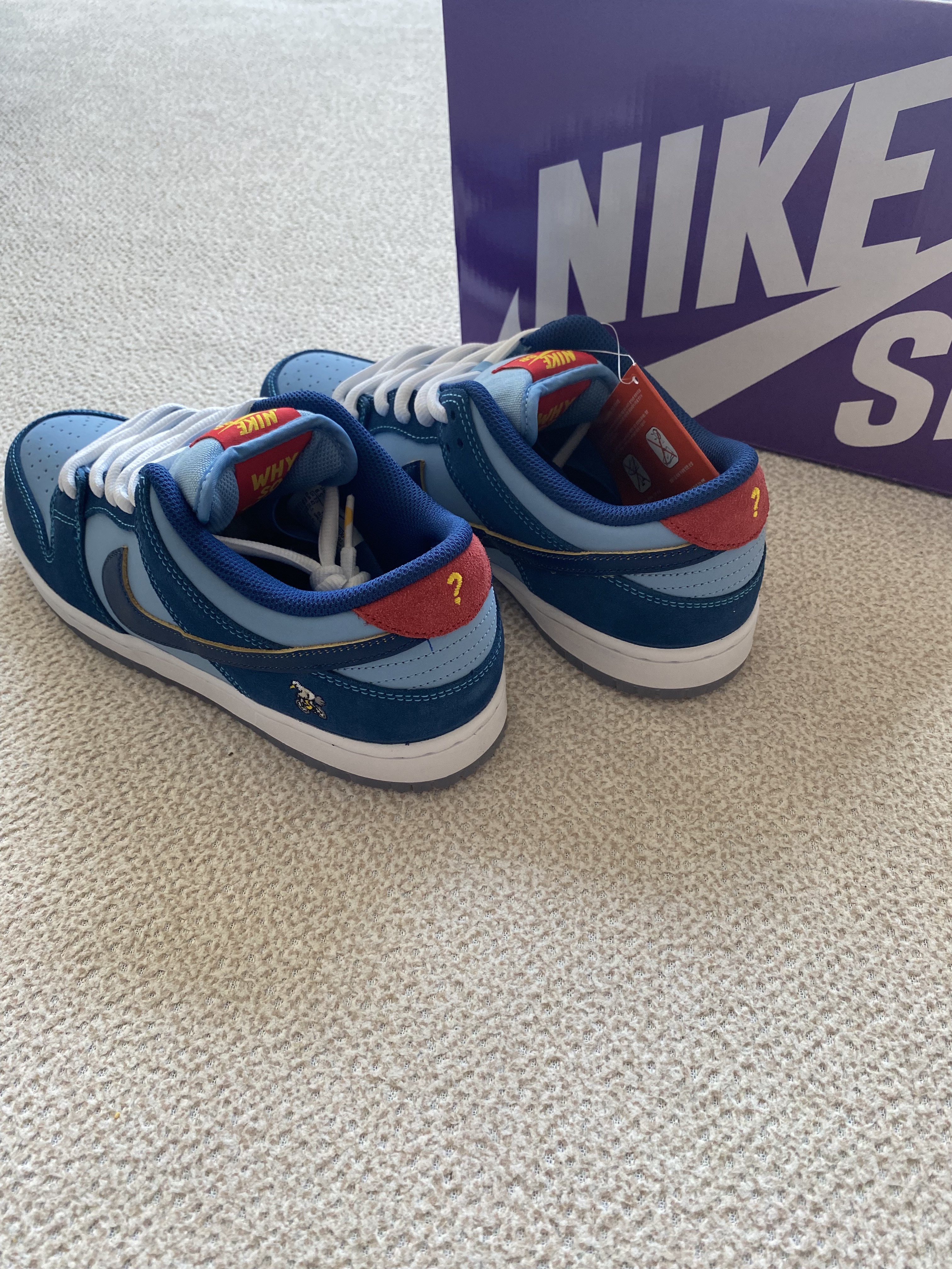 Nike x Why So Sad? SB Dunk Low Pro Coastal Blue 착용 스타일