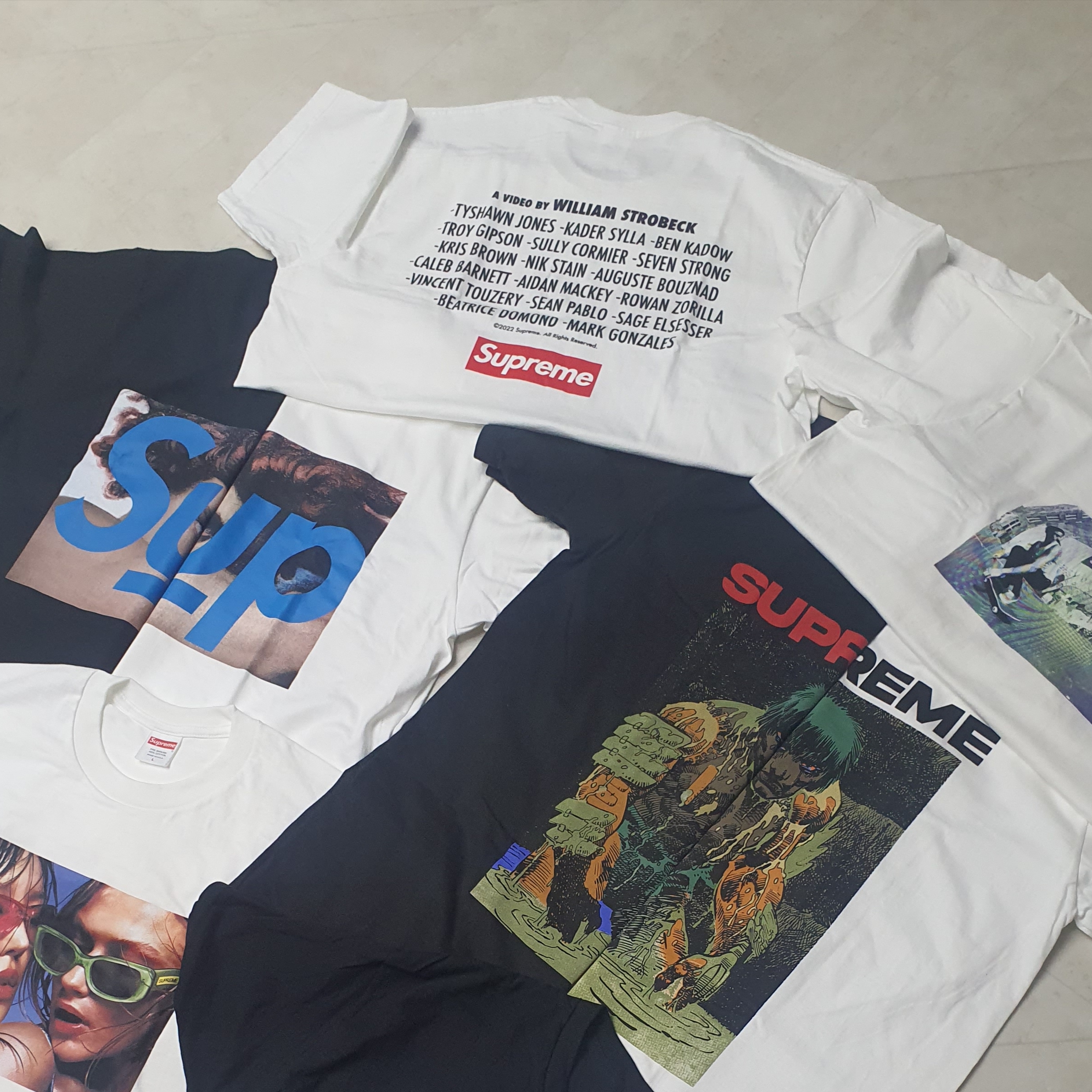 Supreme Ronin T-Shirt Black - 23SS 착용 스타일 - 3