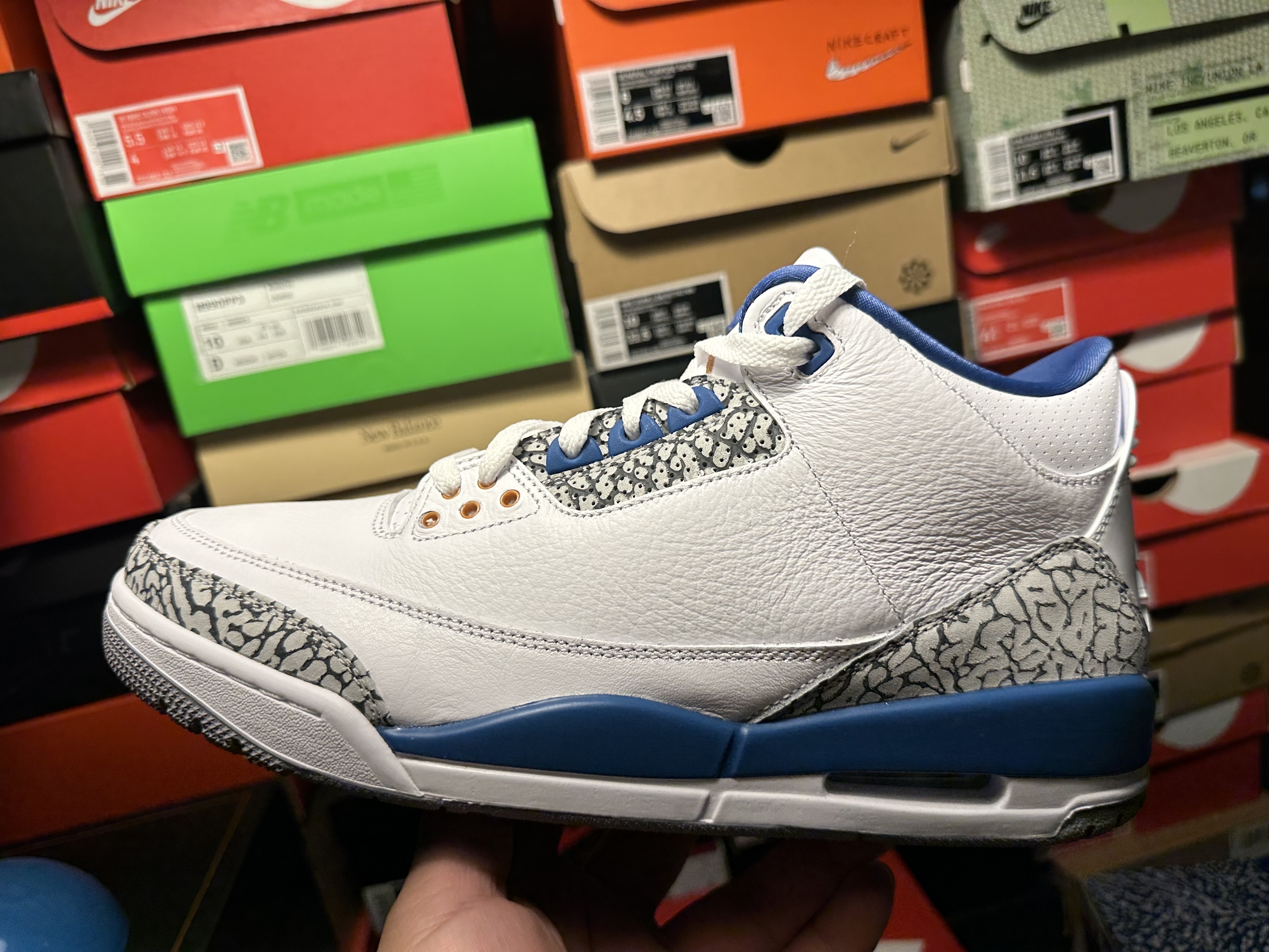 Jordan 3 Retro True Blue and Copper 착용 스타일 - 4