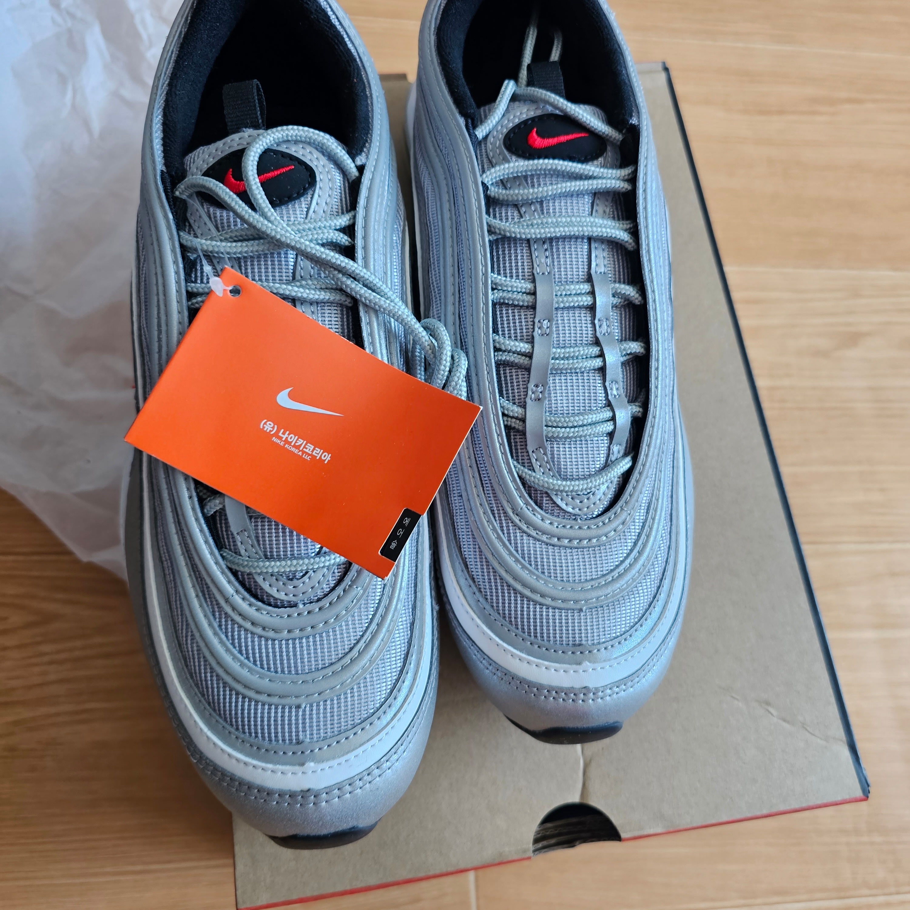 Nike Air Max 97 OG Silver Bullet 2022 착용 스타일 - 2