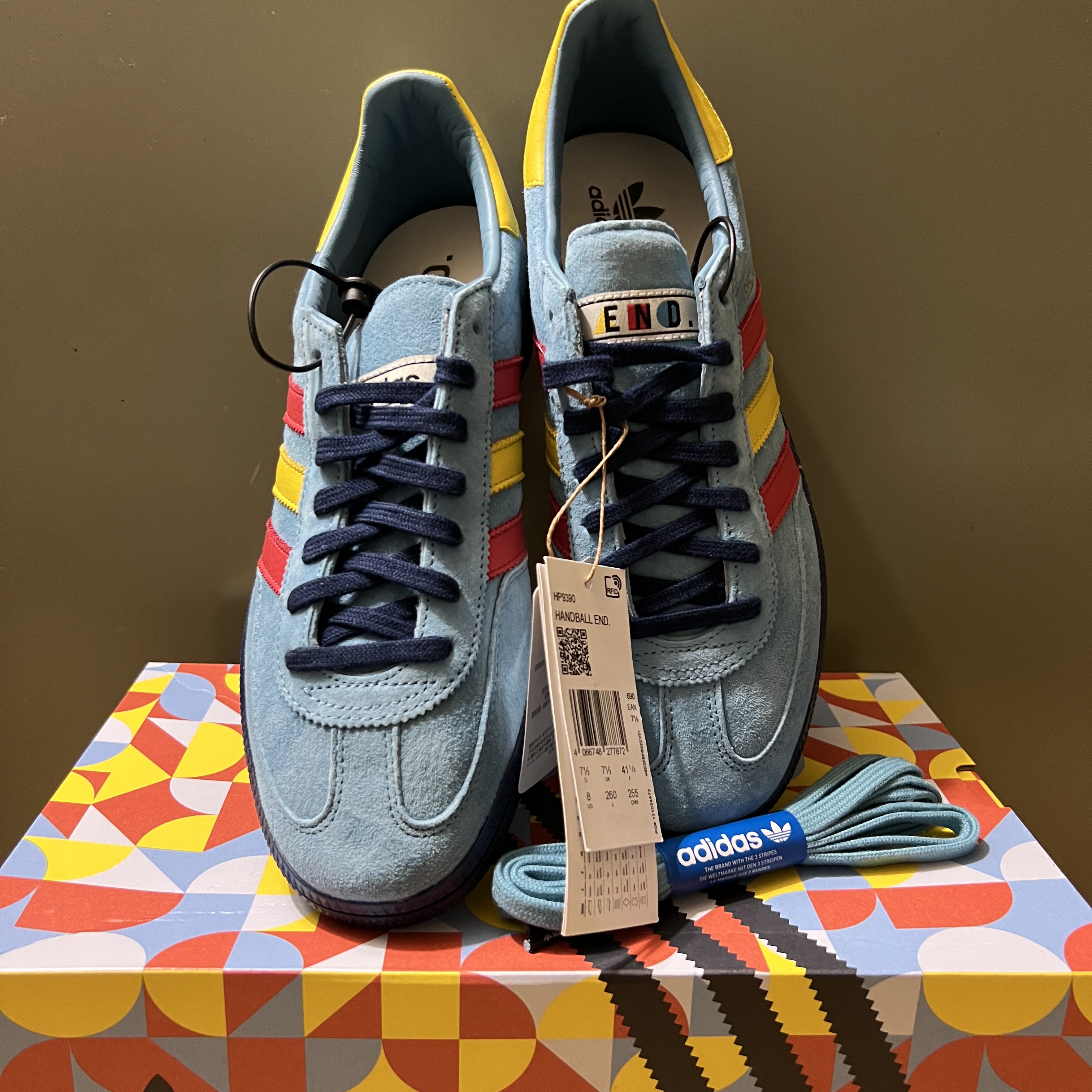 Adidas x END. Spezial Handball Blue 착용 스타일