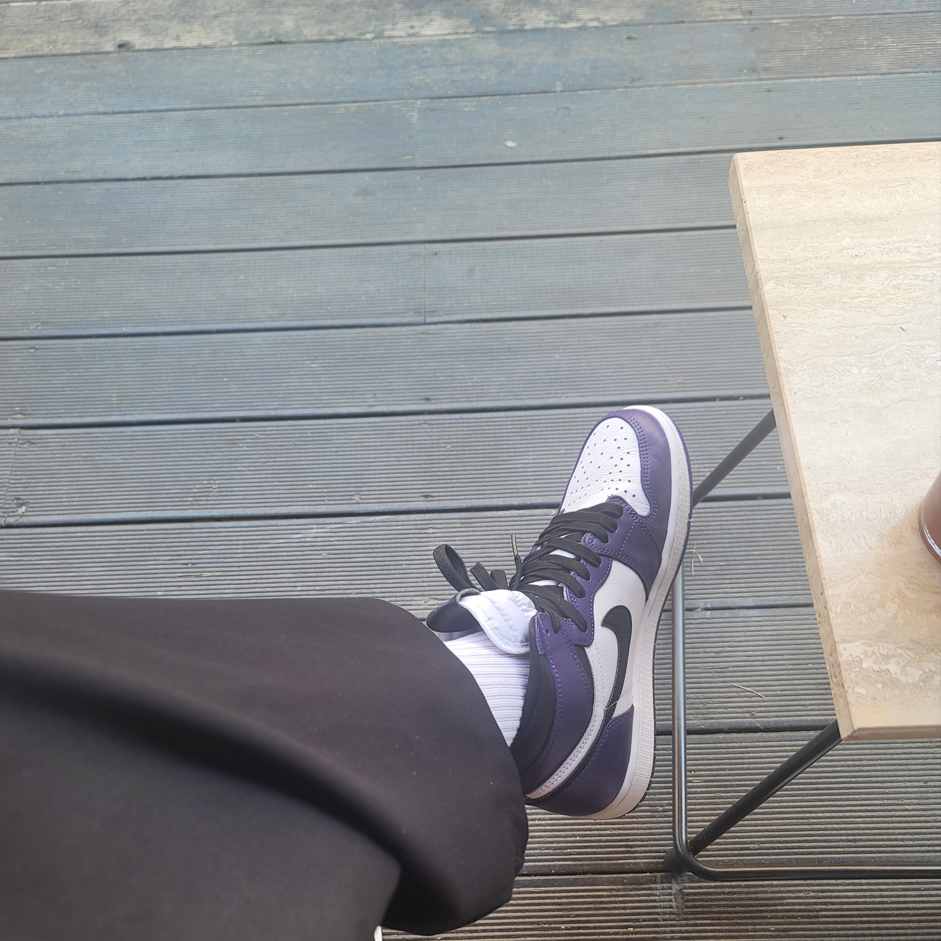 Jordan 1 Retro High OG Court Purple 2020 착용 스타일
