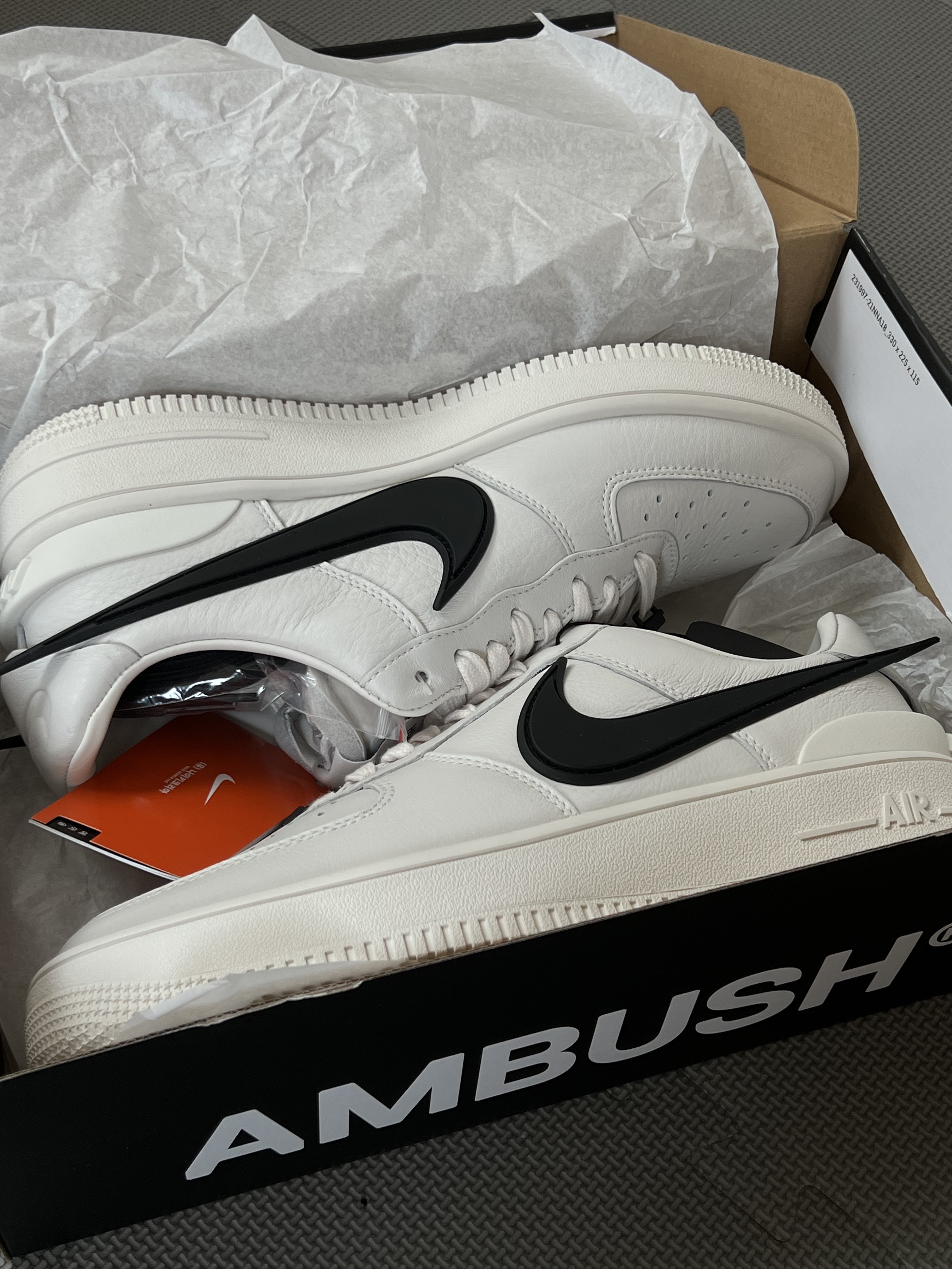 Nike x Ambush Air Force 1 Low SP Phantom 착용 스타일