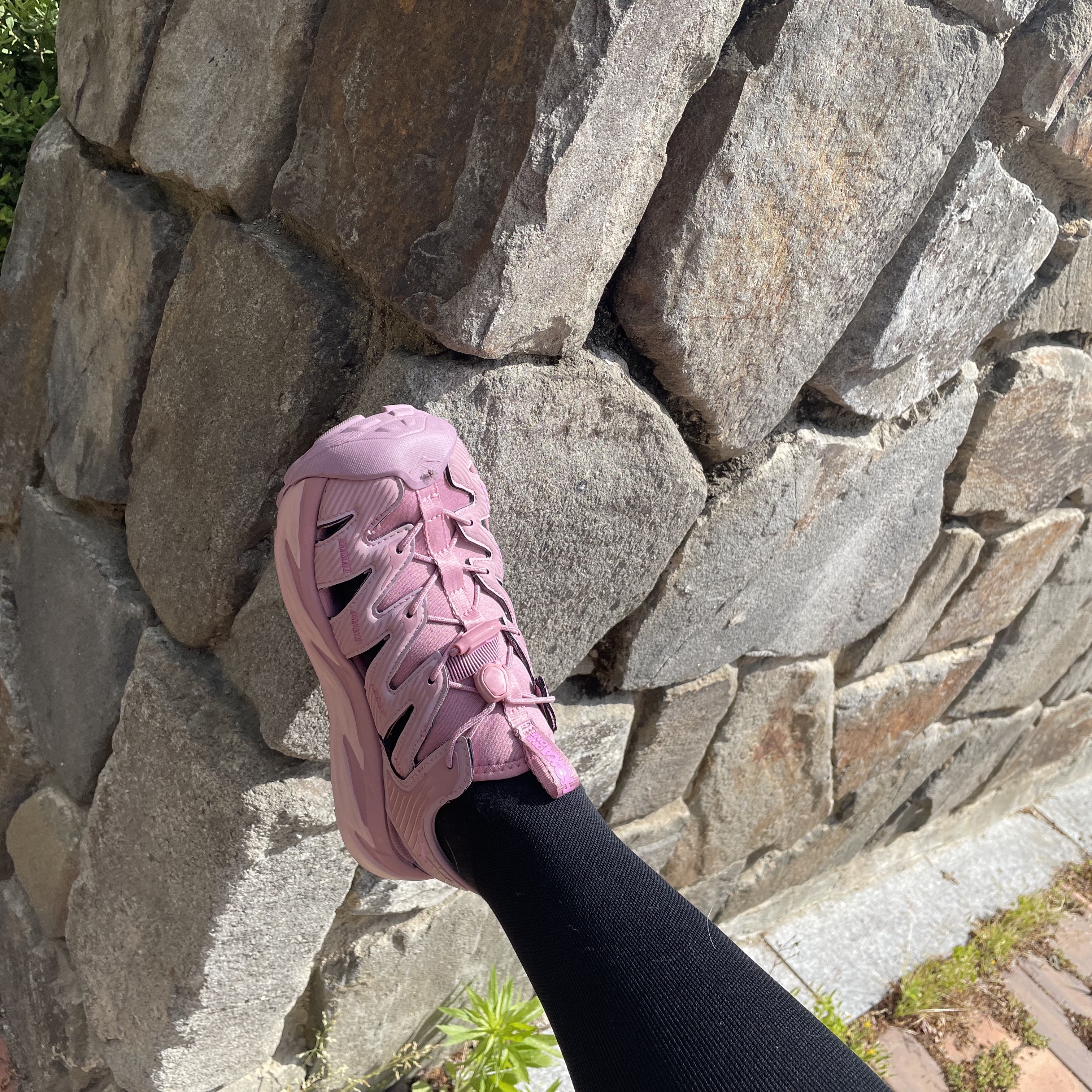 (W) Hoka Hopara Foxglove Pale Mauve 착용 스타일