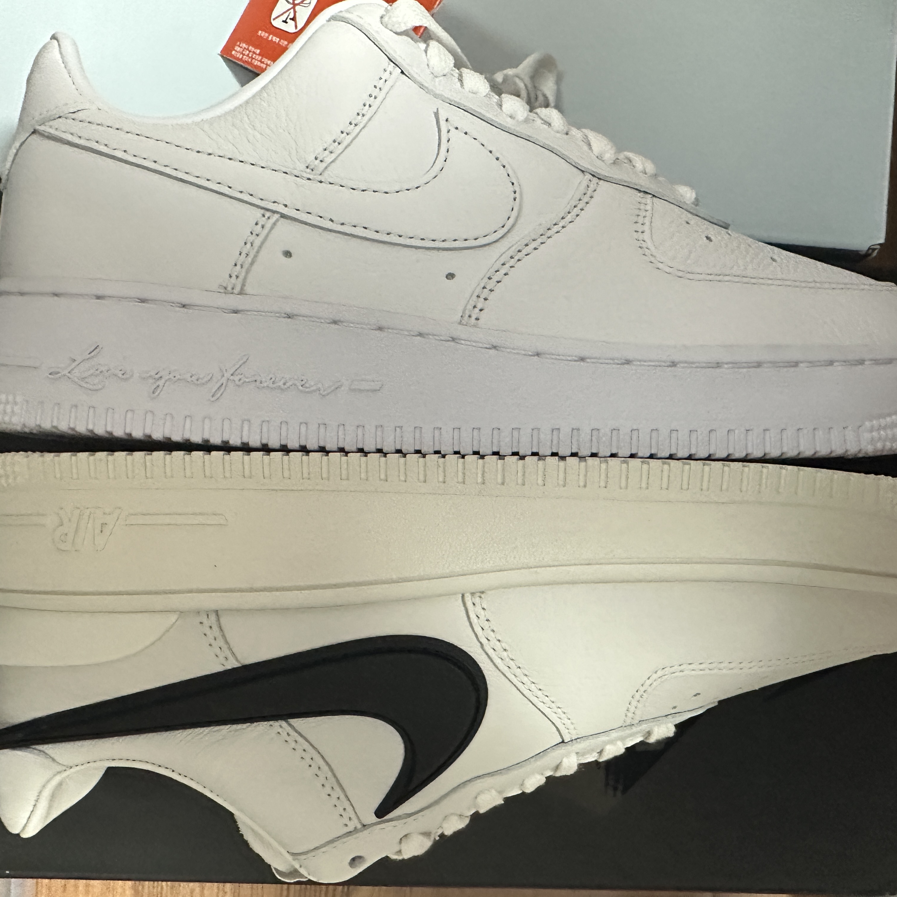 Nike x Ambush Air Force 1 Low SP Phantom, Nike x Drake Nocta Air Force 1 Low SP Certified Lover Boy White 착용 스타일 - 2