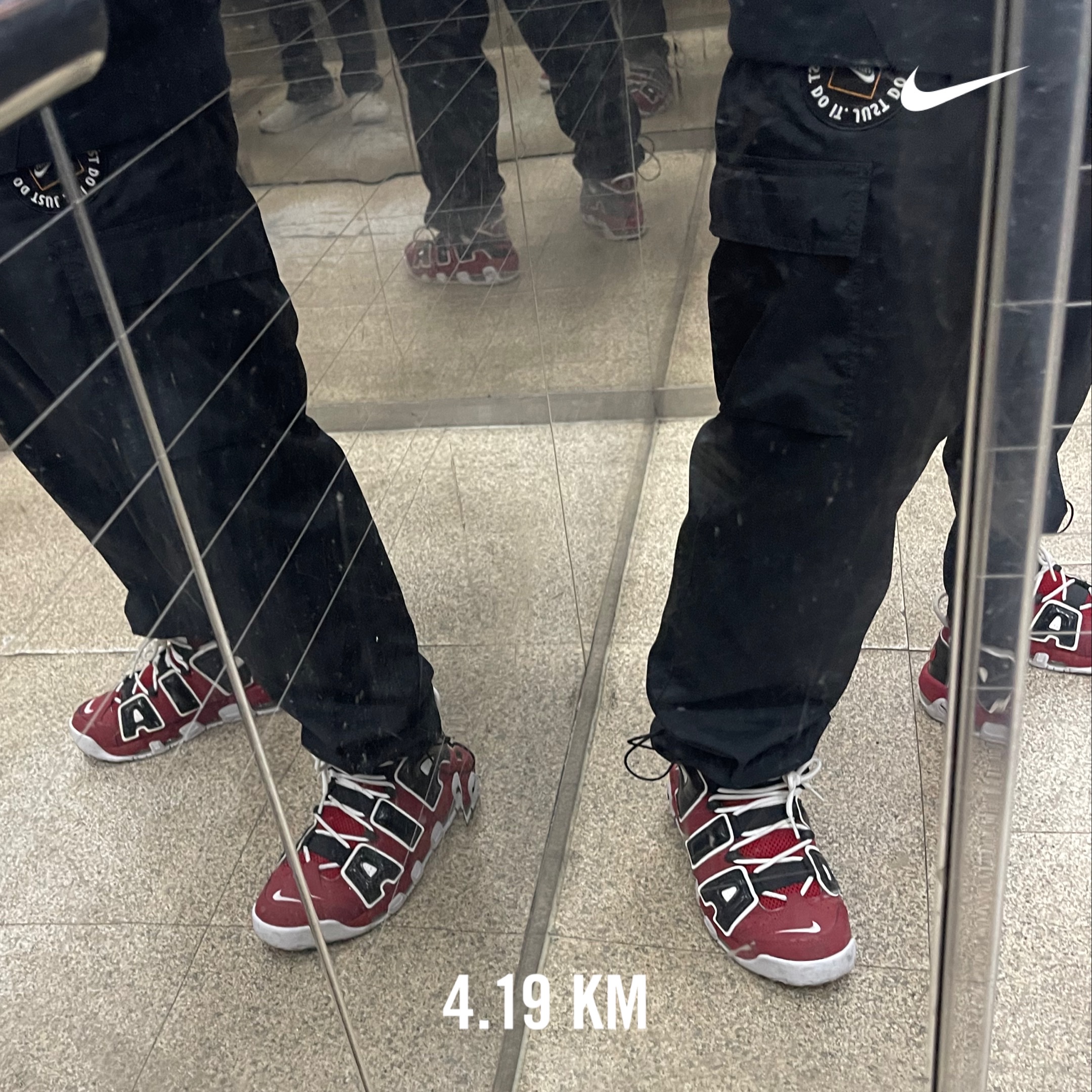 Nike Air More Uptempo 96 Bulls 2021 착용 스타일