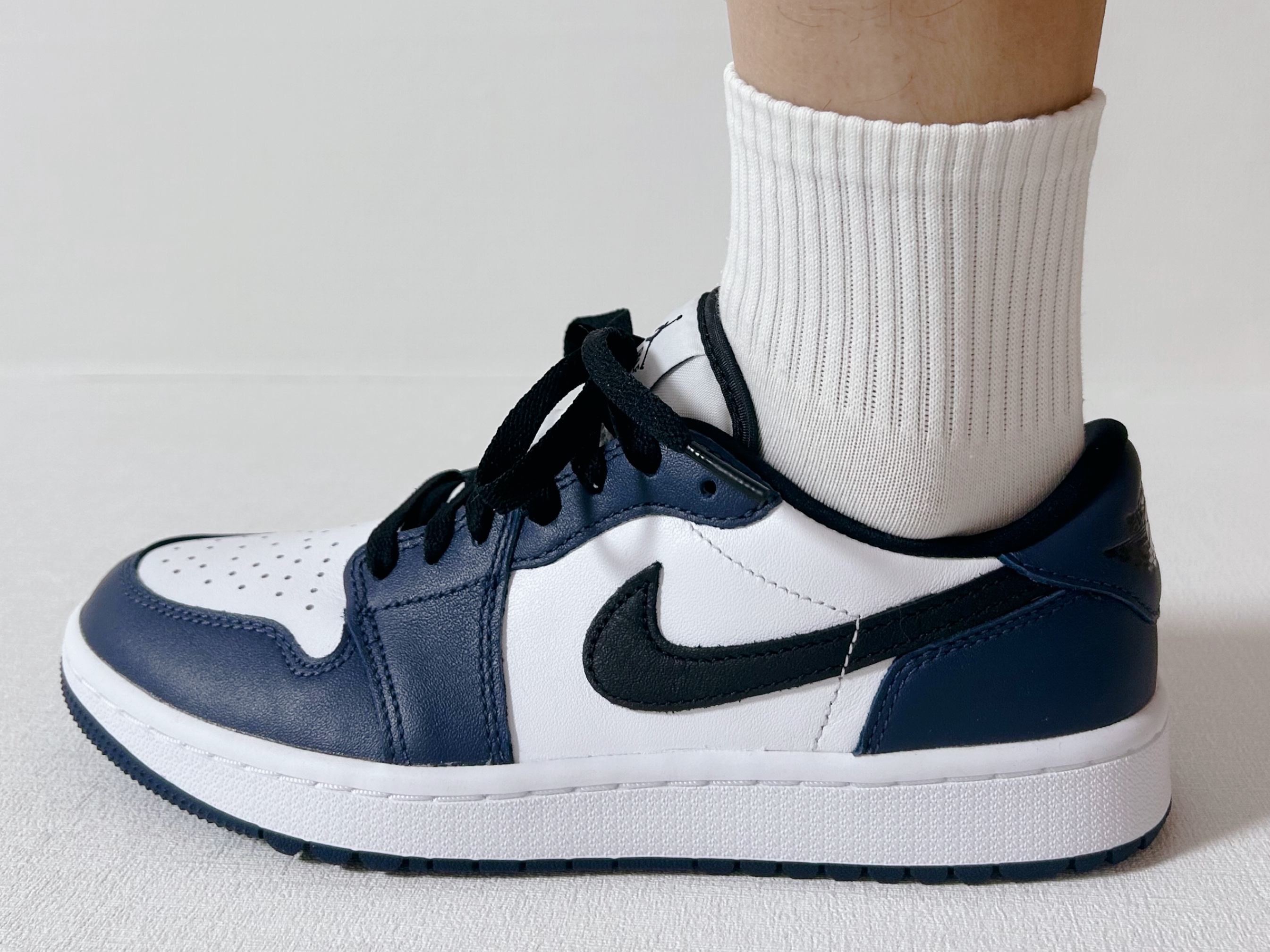 Jordan 1 Low Golf Midnight Navy 착용 스타일
