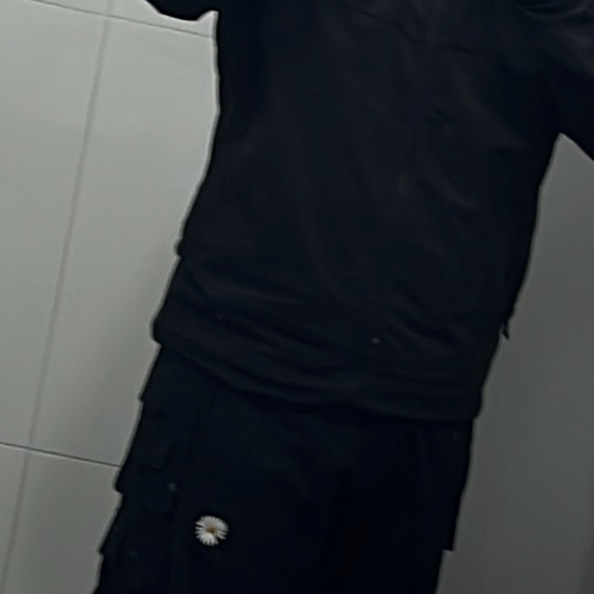 Nike x Peaceminusone Wide Pants Black (DR0096-010) 착용 스타일