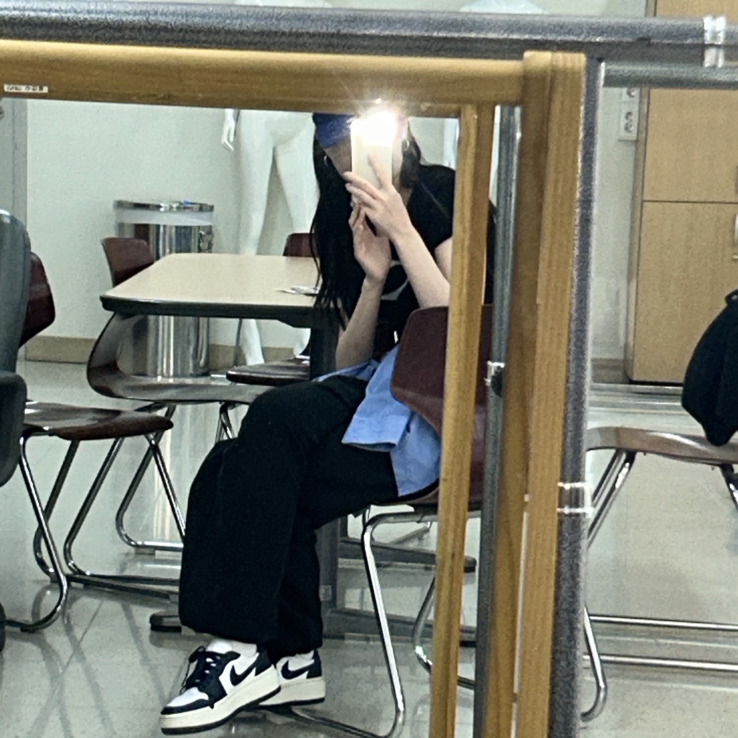 (W) Jordan 1 Elevate Low Midnight Navy 착용 스타일