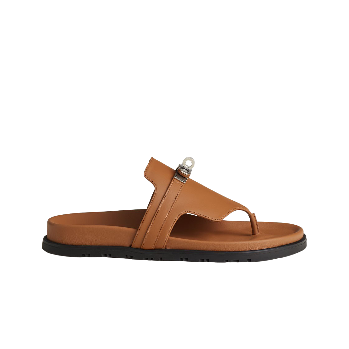 (W) 에르메스 엠파이어 샌들 카프스킨 & 팔라듐 하드웨어 나뛰렐((W) Hermes Empire Sandal Calfskin & Palladium Naturel)