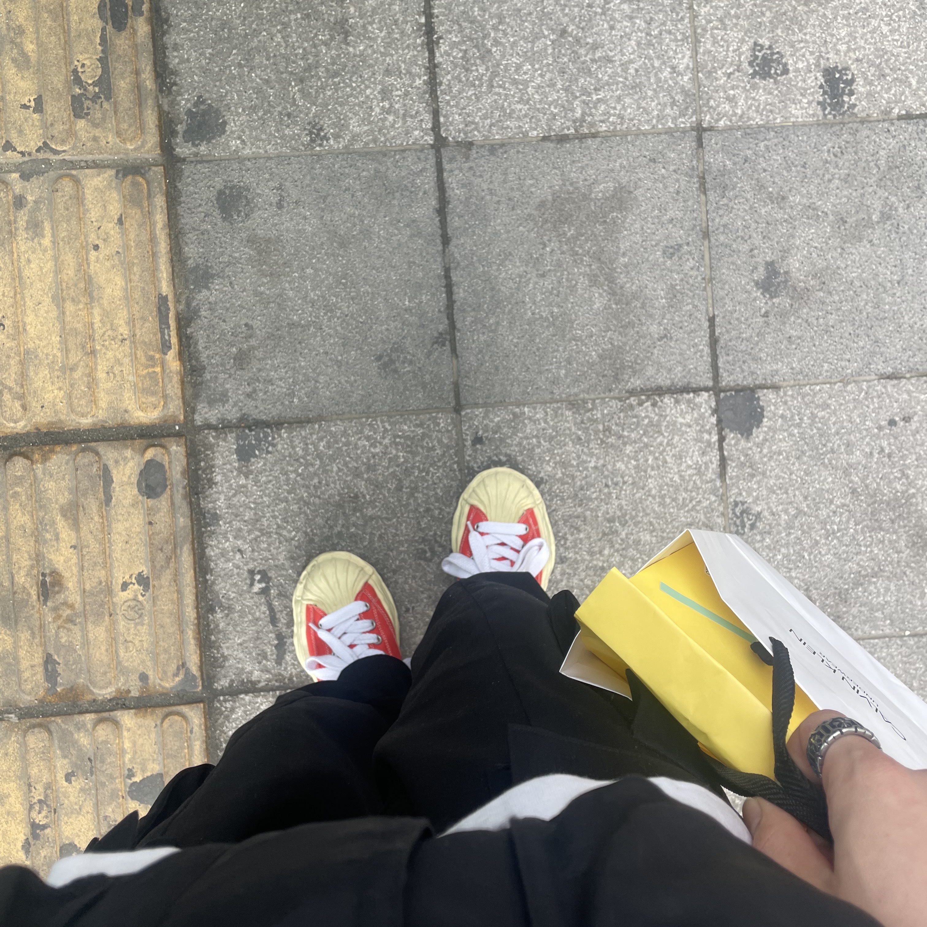 Maison Mihara Yasuhiro Blakey VL OG Sole Canvas Low-top Sneakers Orange, Supreme x The North Face Trekking Convertible Jacket Black - 22SS 착용 스타일