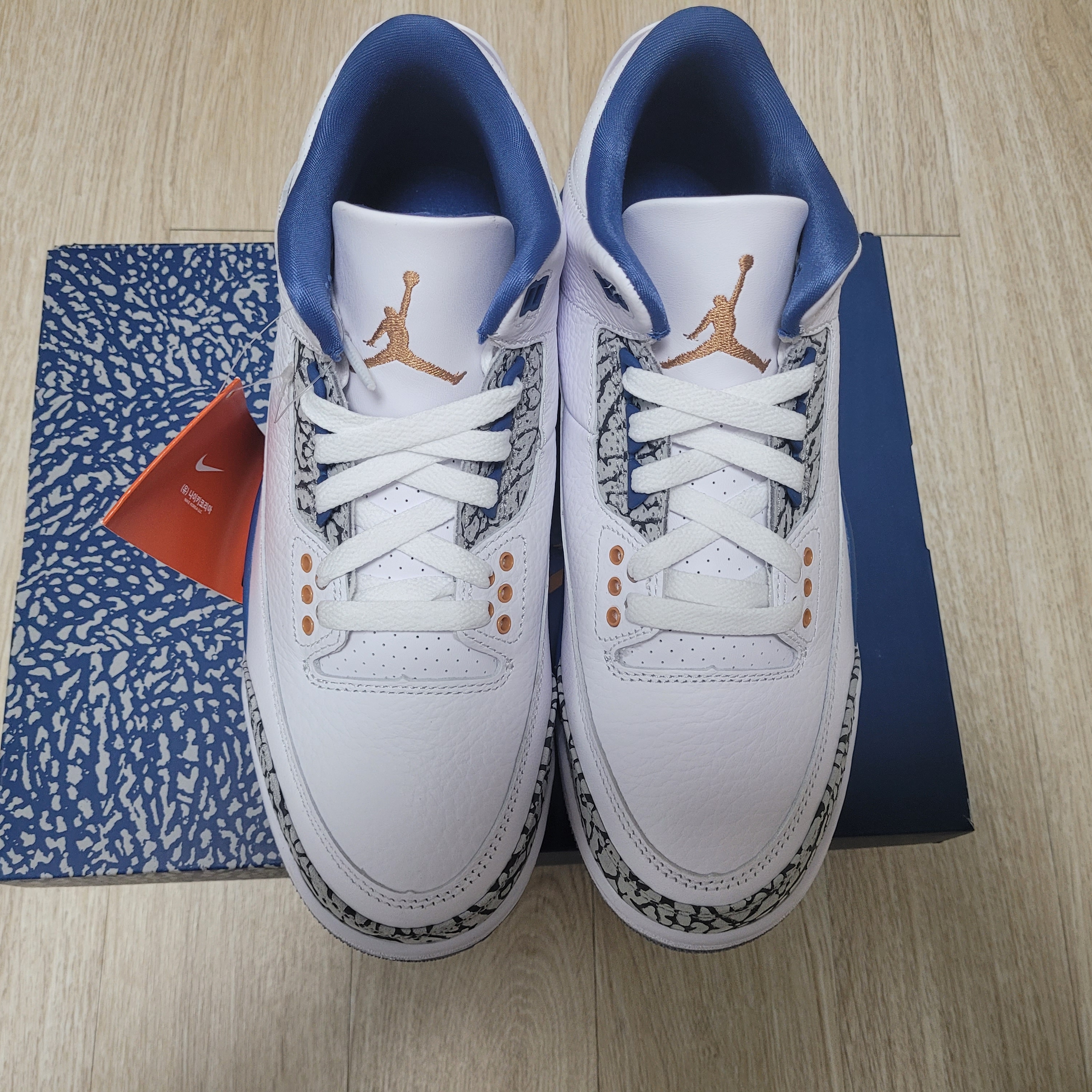 Jordan 3 Retro True Blue and Copper 착용 스타일