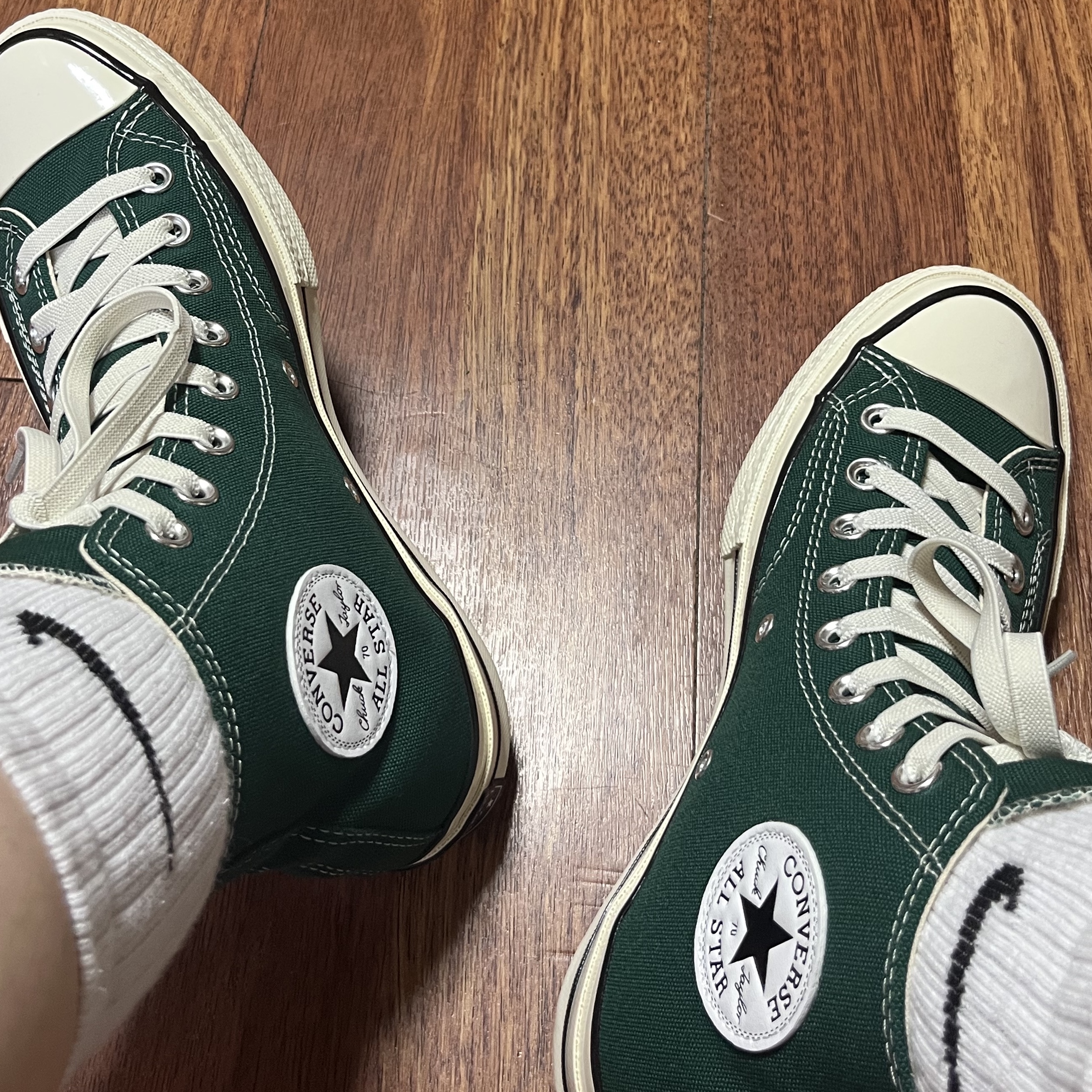 Converse Chuck 70 High Midnight Clover 착용 스타일 - 2