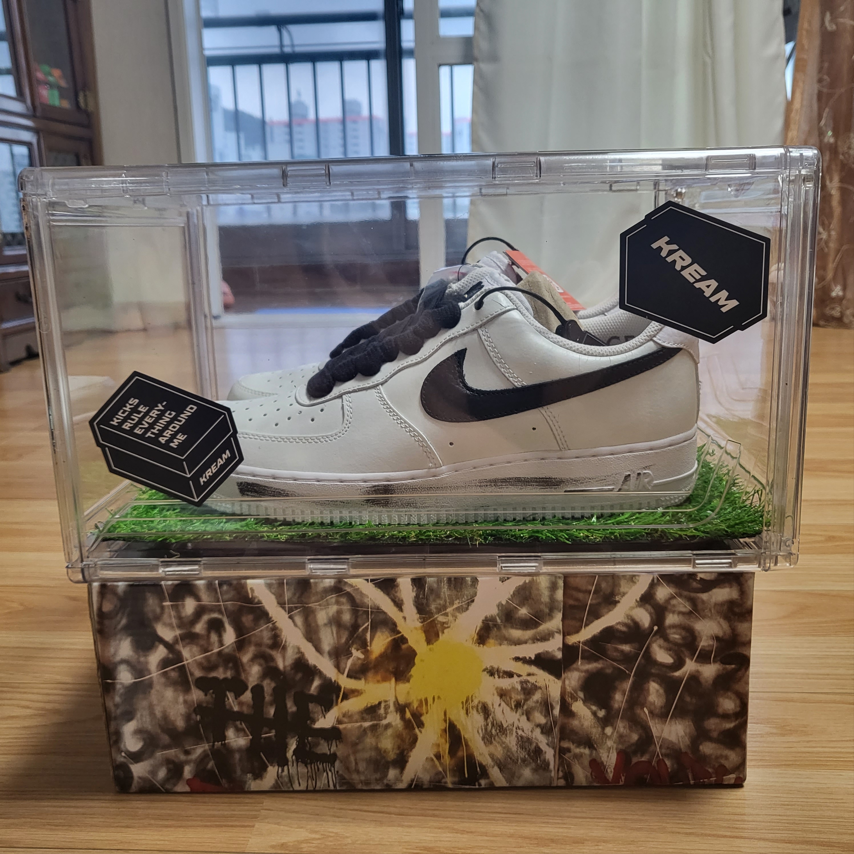 Nike x Peaceminusone Air Force 1 Low Para-Noise 2.0 착용 스타일