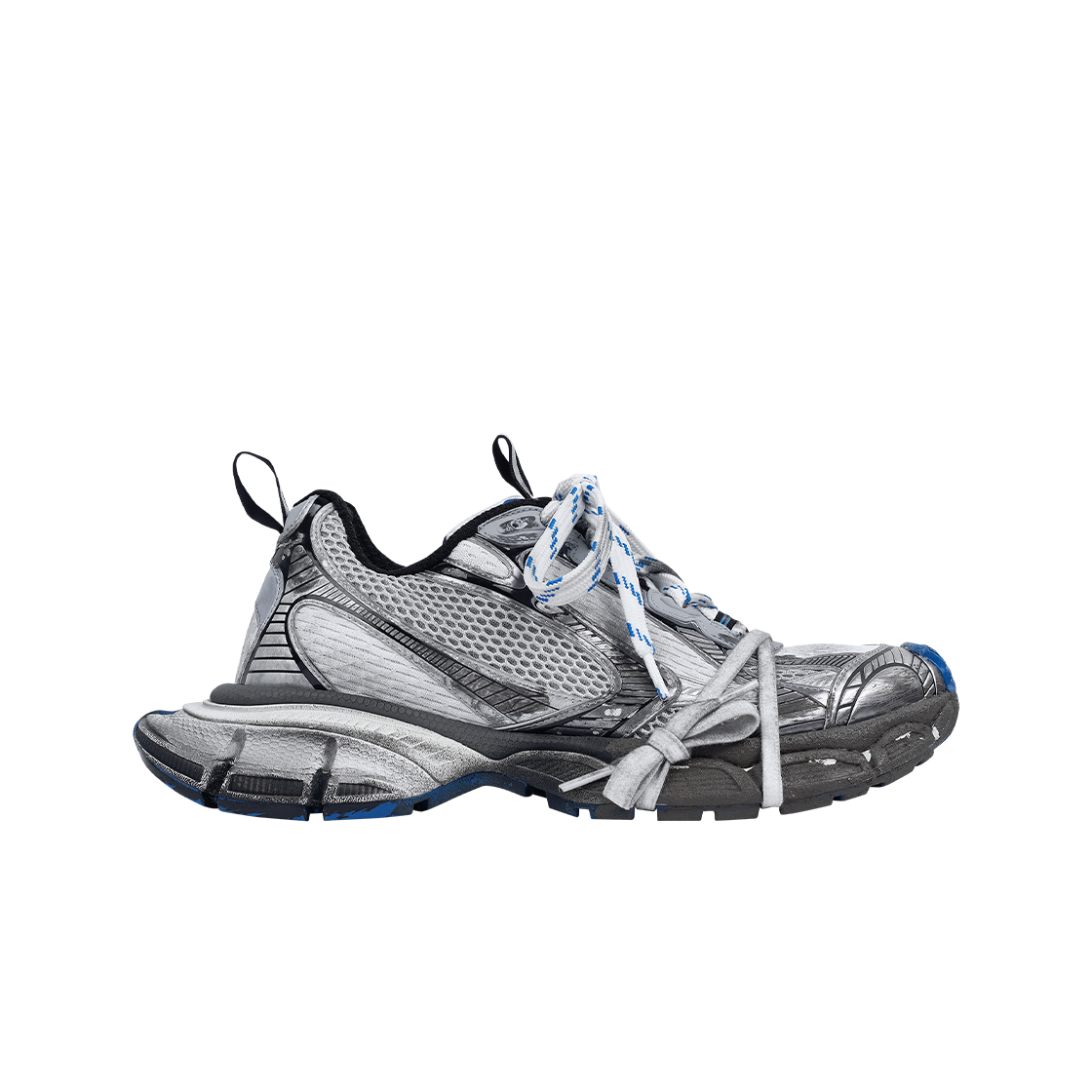 발렌시아가 3XL 스니커즈 원 아웃 그레이 화이트 블루