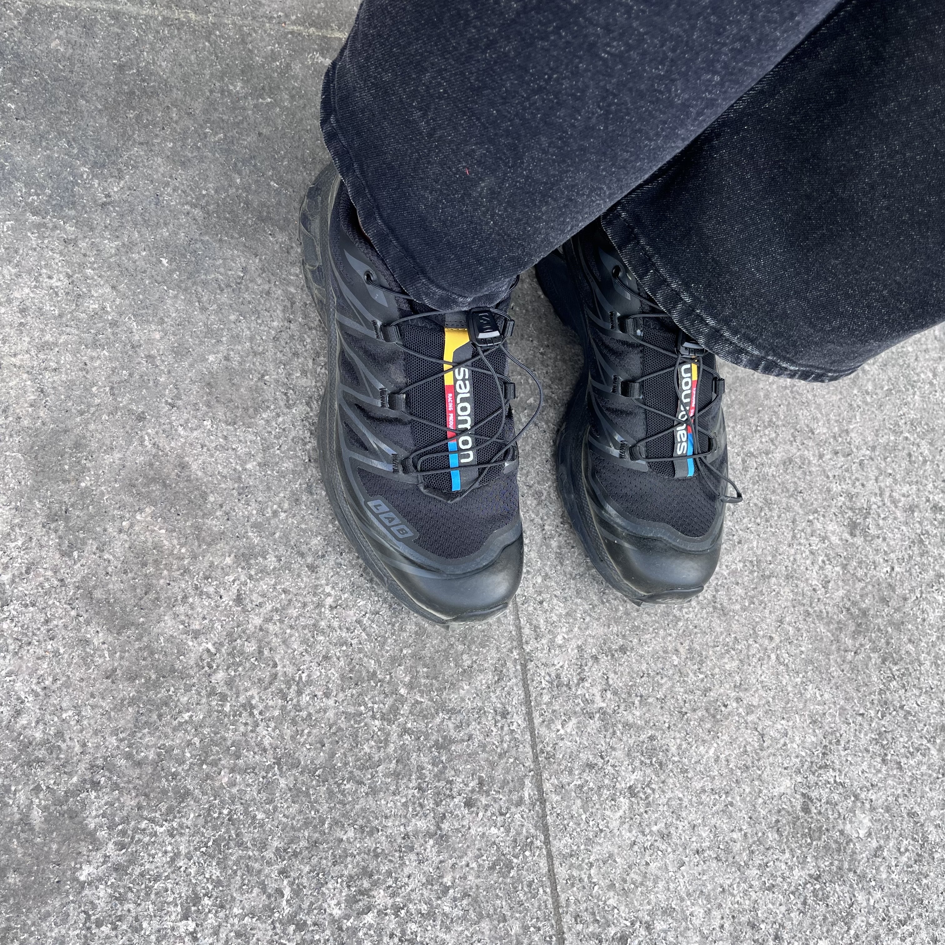 Salomon XT-6 ADV Black 착용 스타일