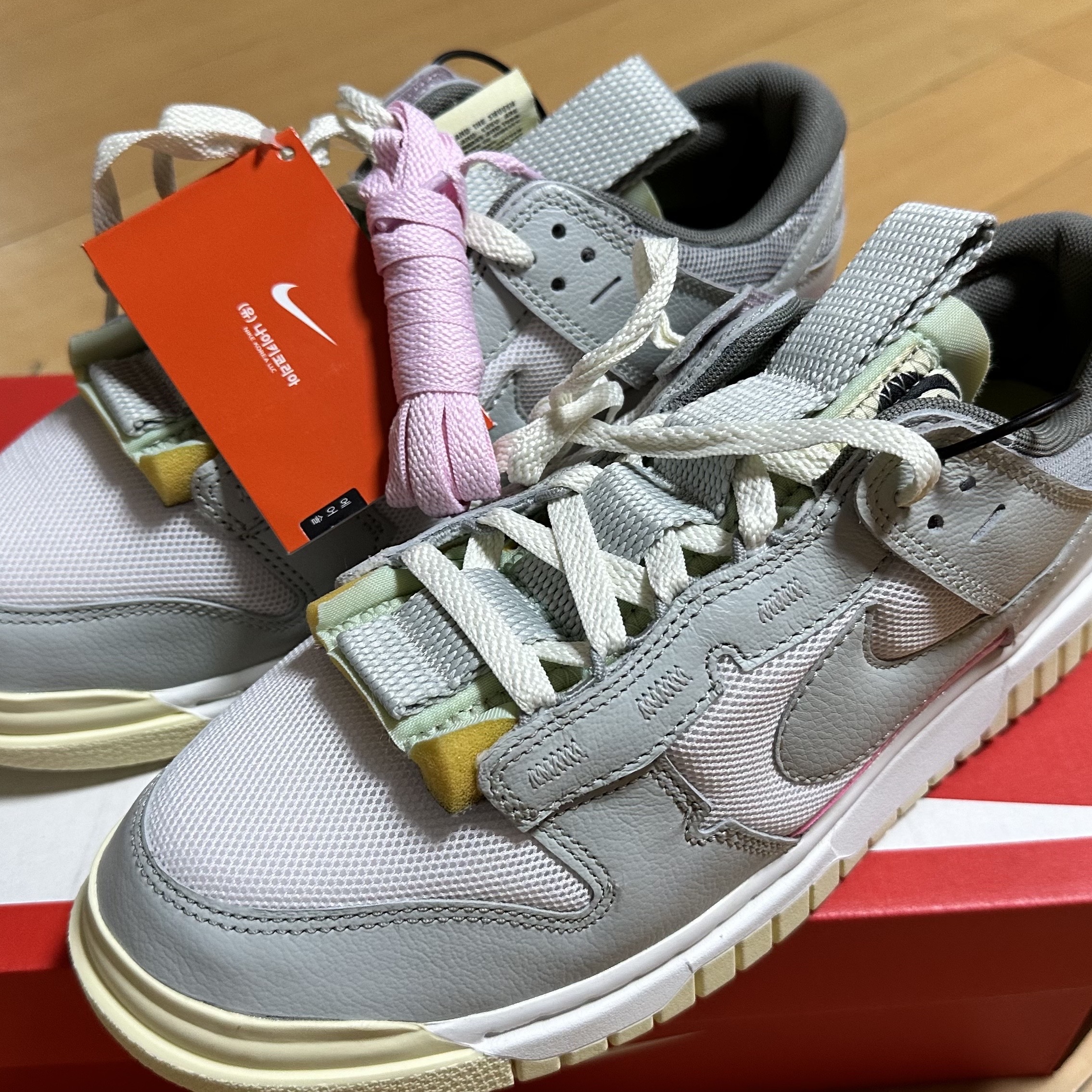 Nike Air Dunk Jumbo Sail Mint Foam 착용 스타일 - 2