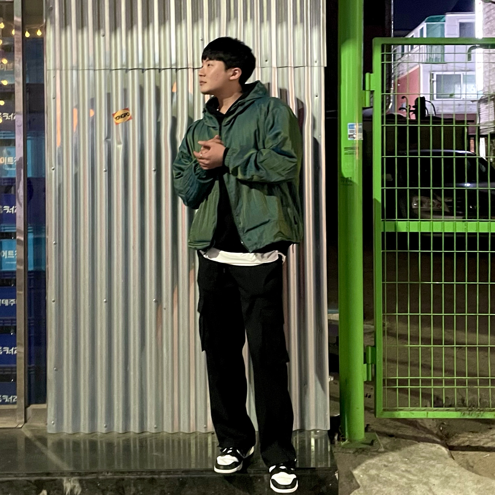 Nike Dunk High Retro Black and White 착용 스타일
