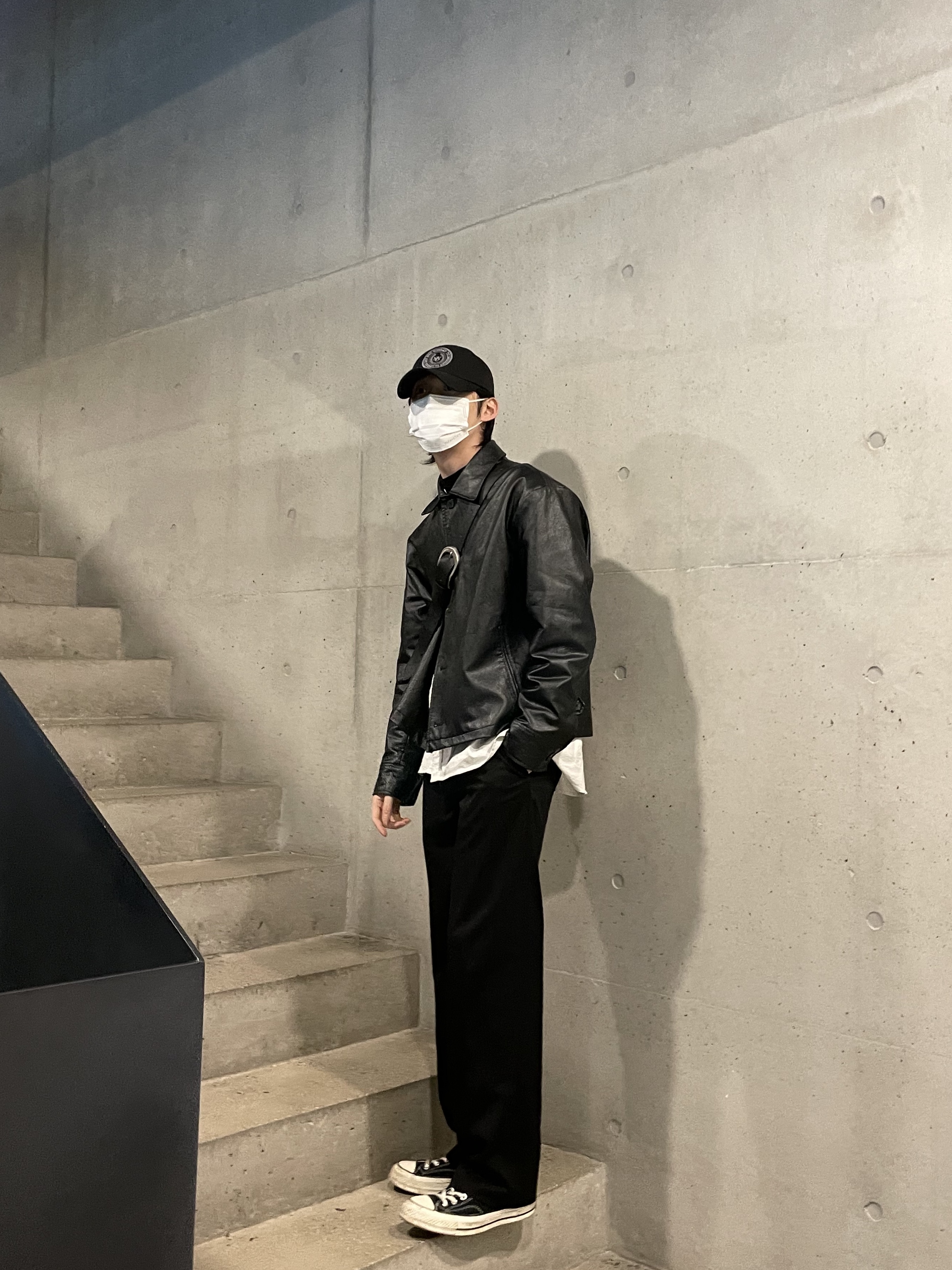 Converse Chuck 70 Hi Black 착용 스타일 - 2